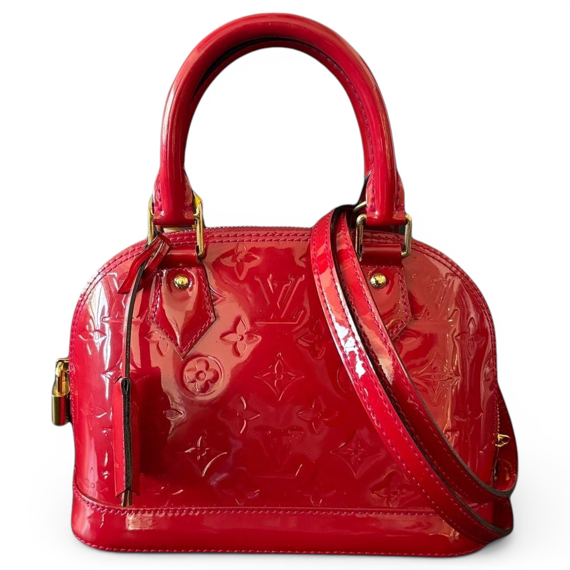 Alma BB patent leather handbag