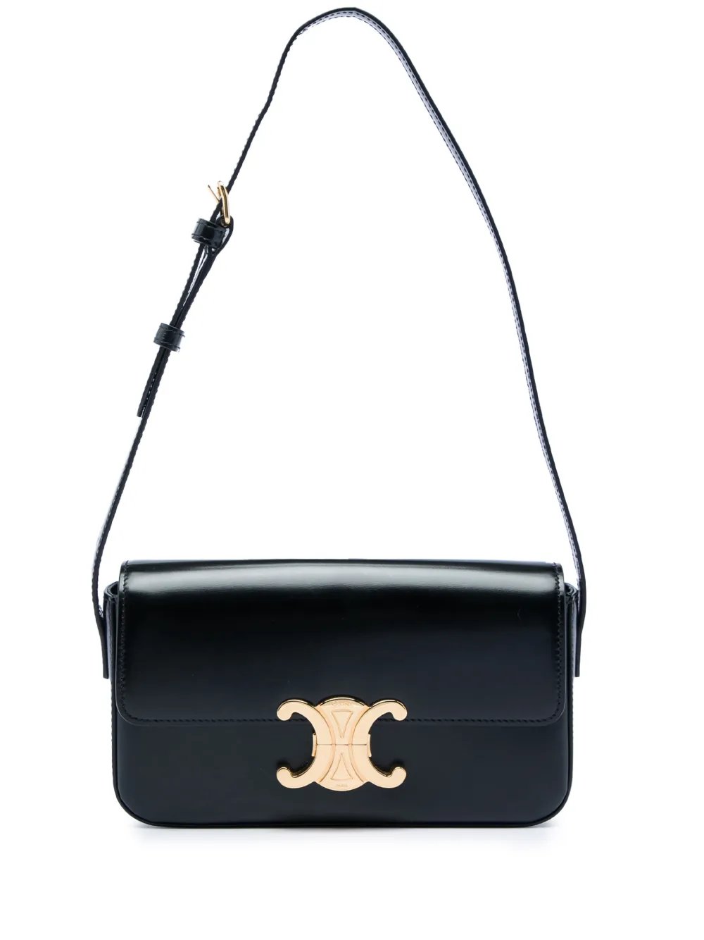2023 Shiny Calfskin Triomphe Claude shoulder bag