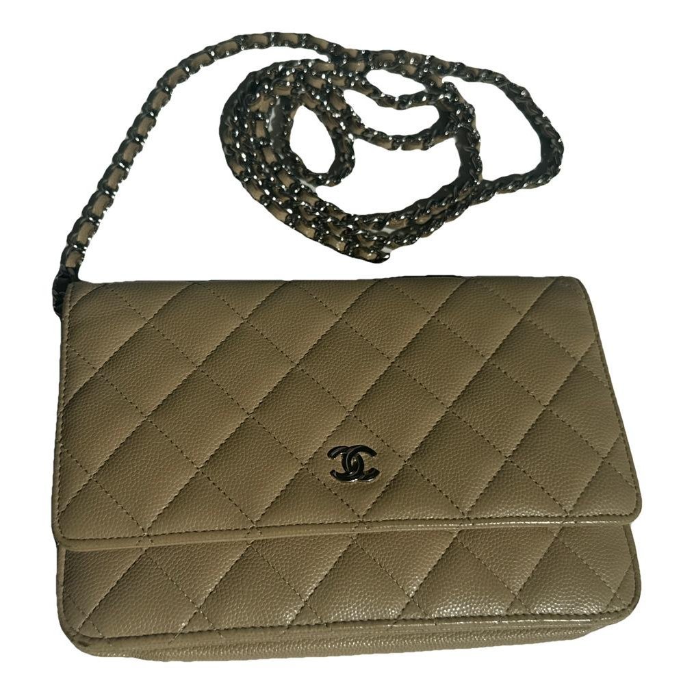 Wallet On Chain Timeless/Classique leather crossbody bag