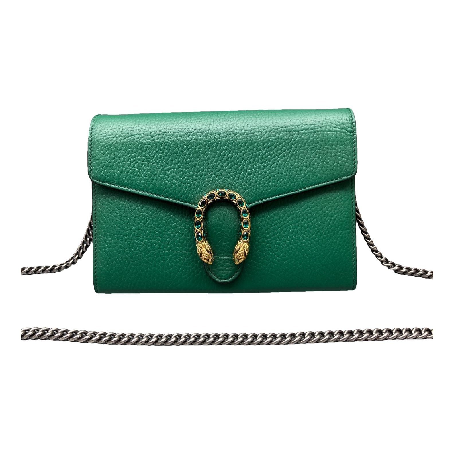 Dionysus Chain Wallet leather handbag