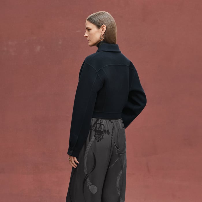 Bleu Noir Cashmere Jacket