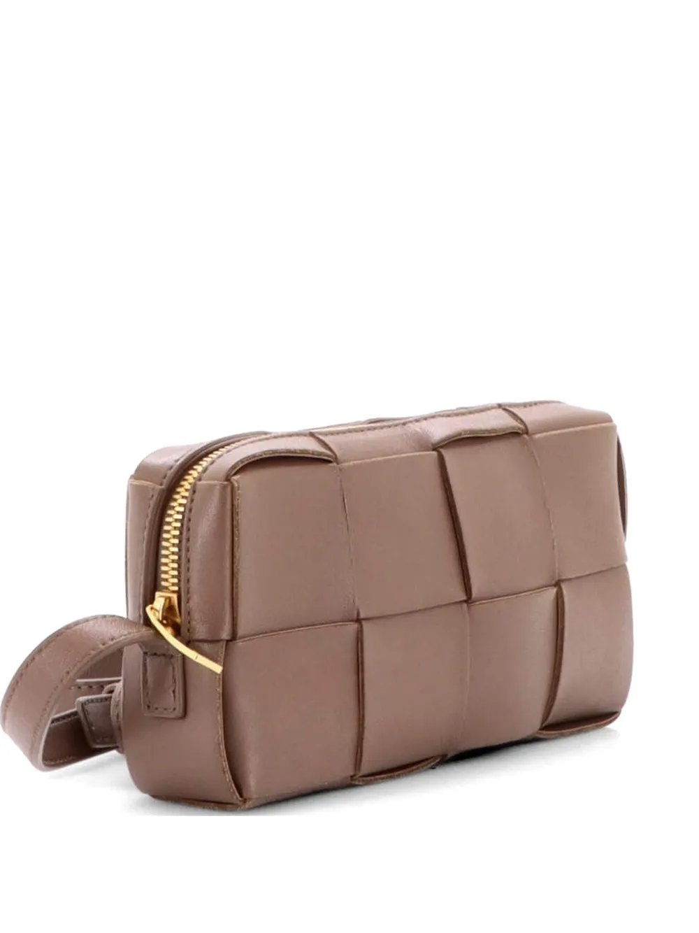 Brick Cassette Maxi Intrecciato Leather Small shoulder bag