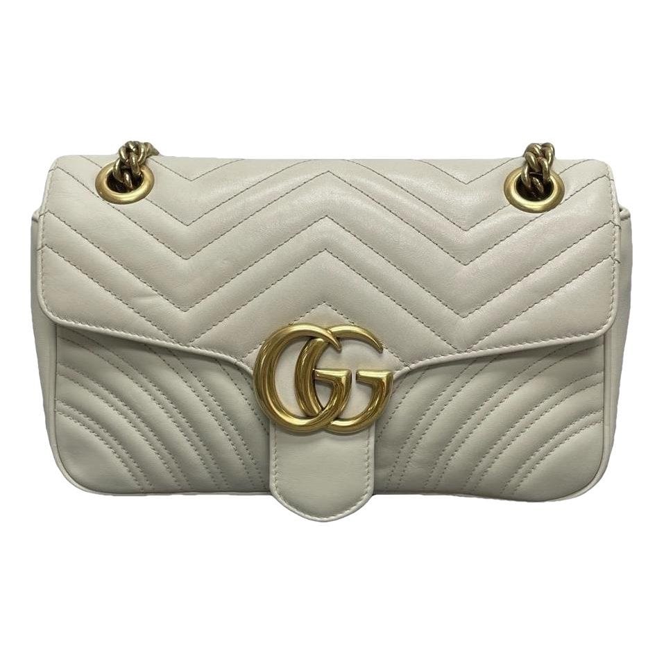 GG Marmont Flap leather crossbody bag