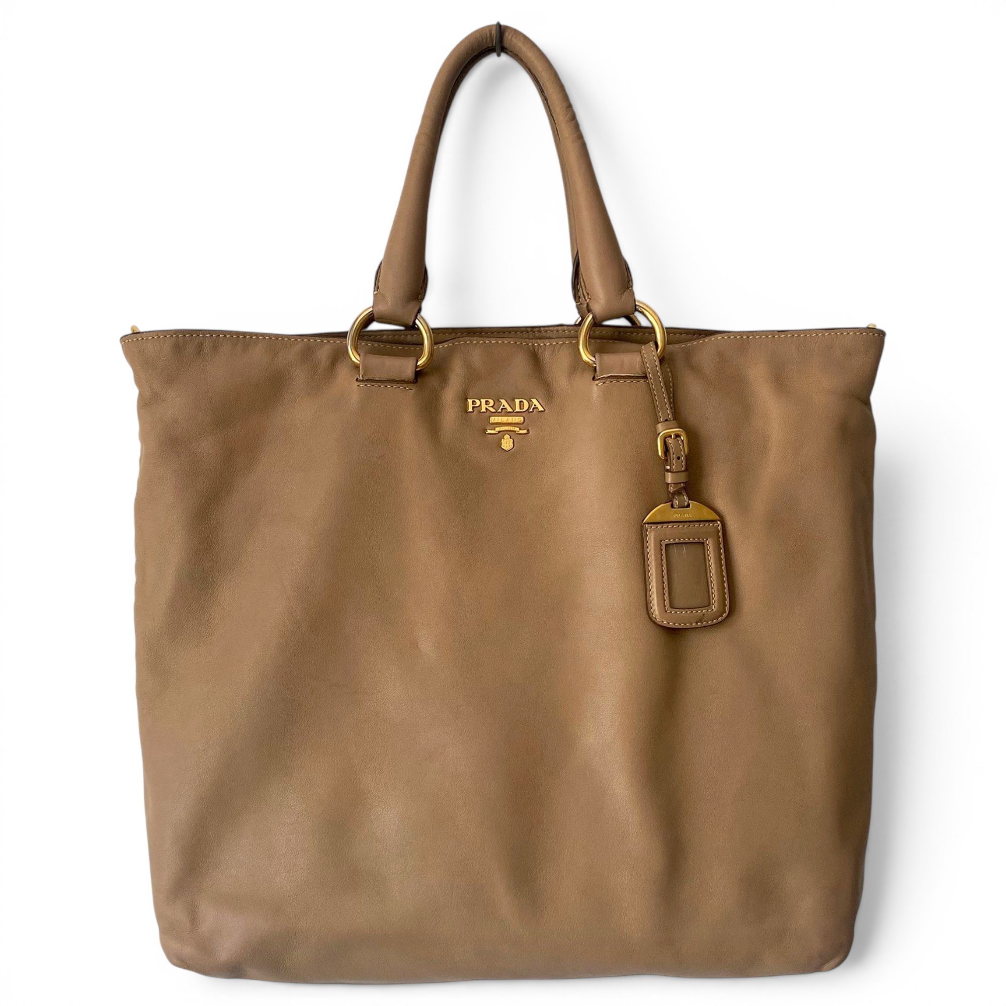 Leather tote