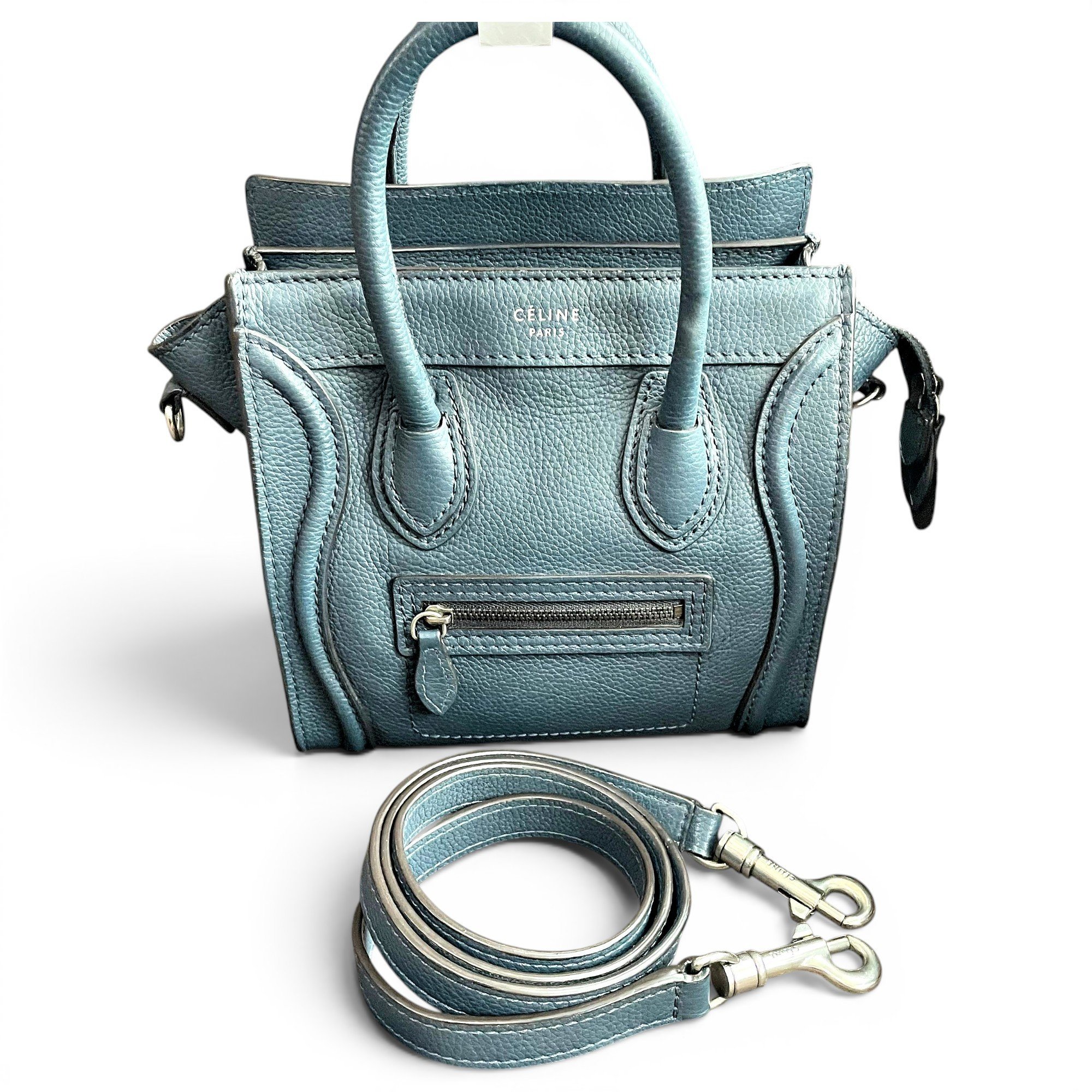 Nano Luggage leather handbag