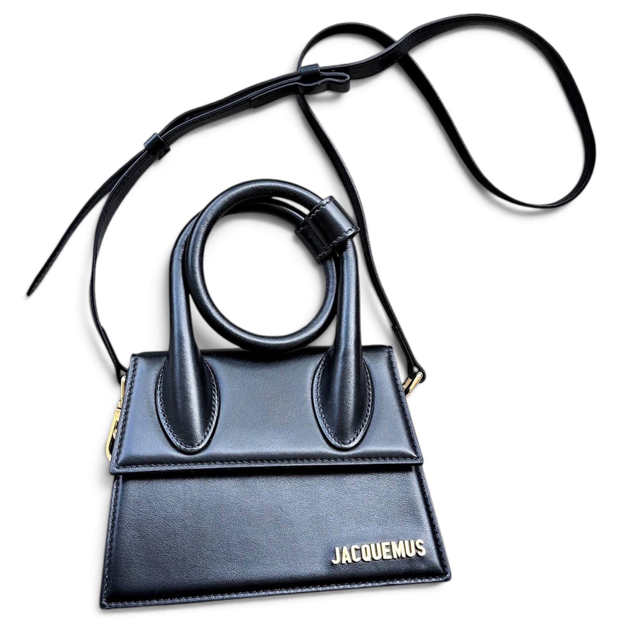 Le Chiquito Noeud leather mini bag