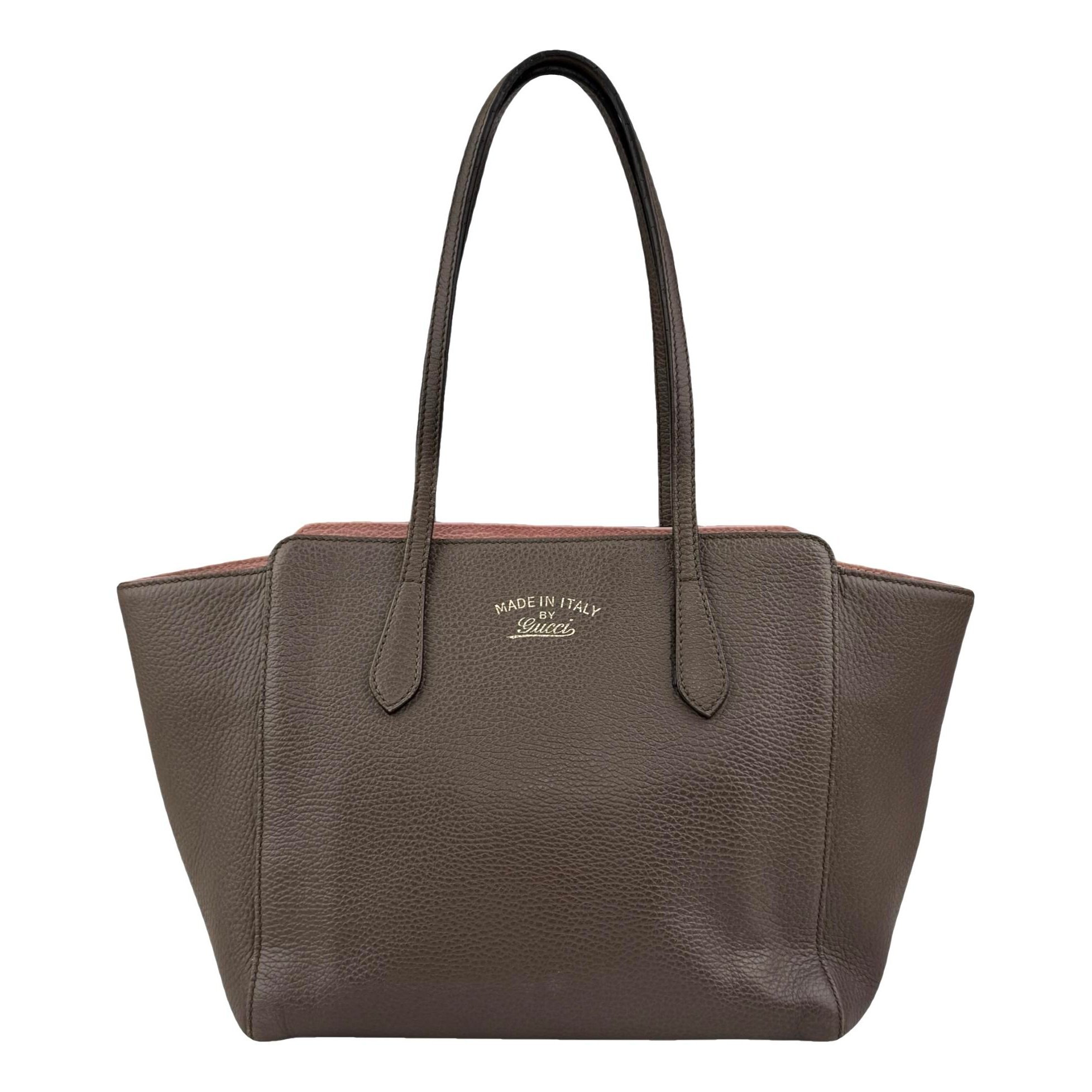 Swing leather tote