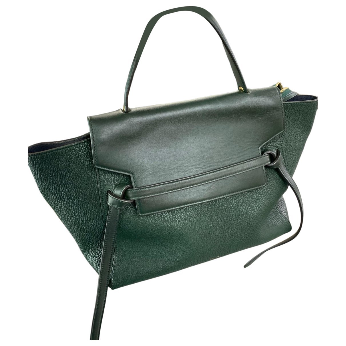 Belt leather handbag