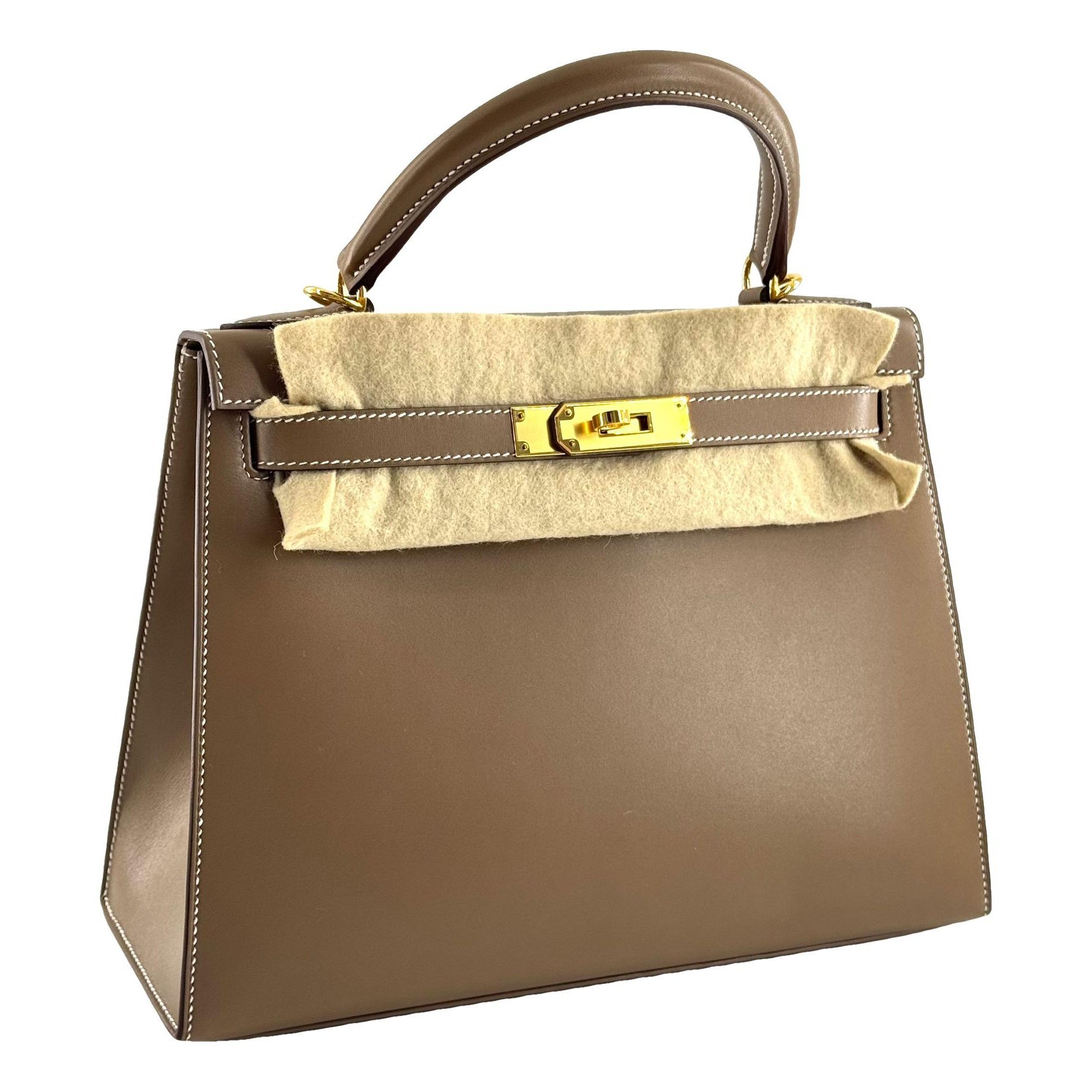 Kelly 28 leather handbag