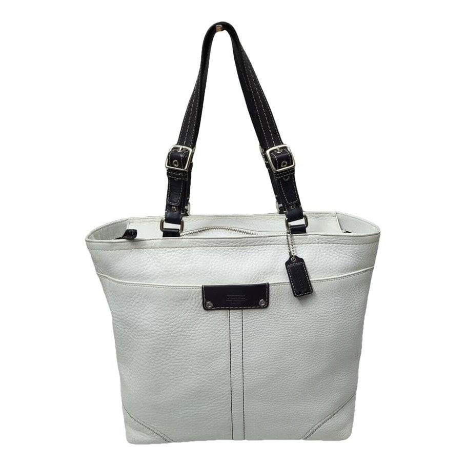 Leather tote