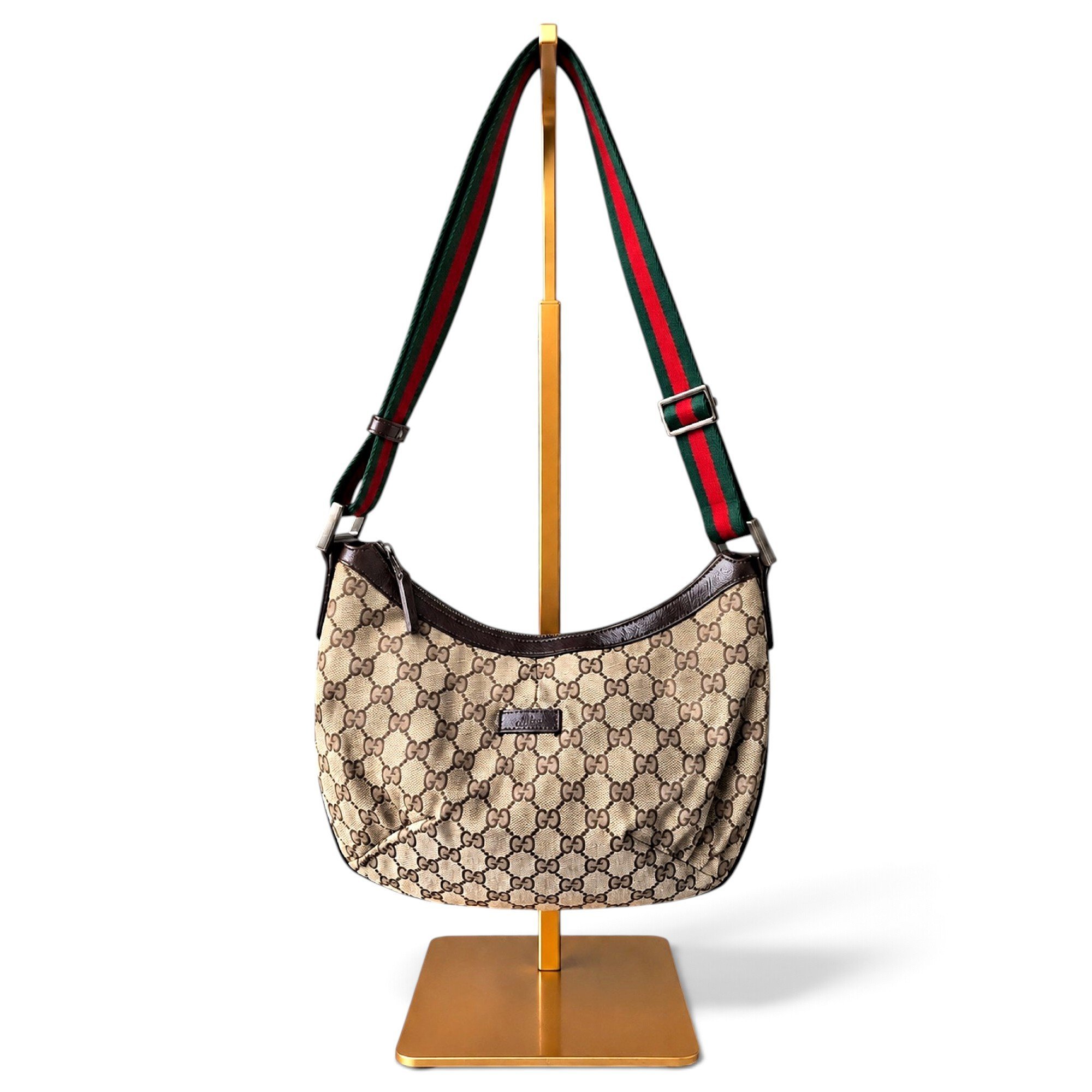 Hobo leather crossbody bag