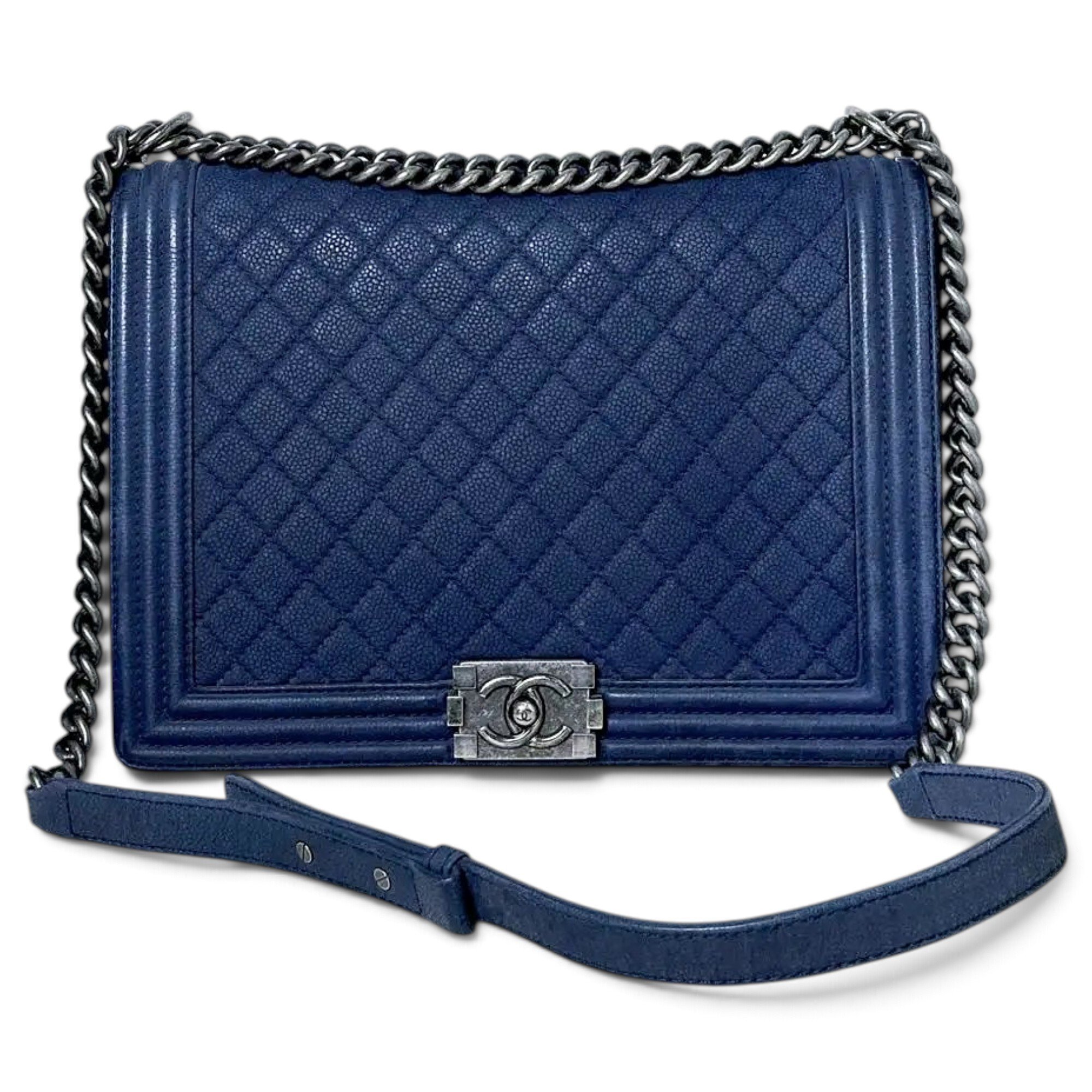 Boy leather crossbody bag
