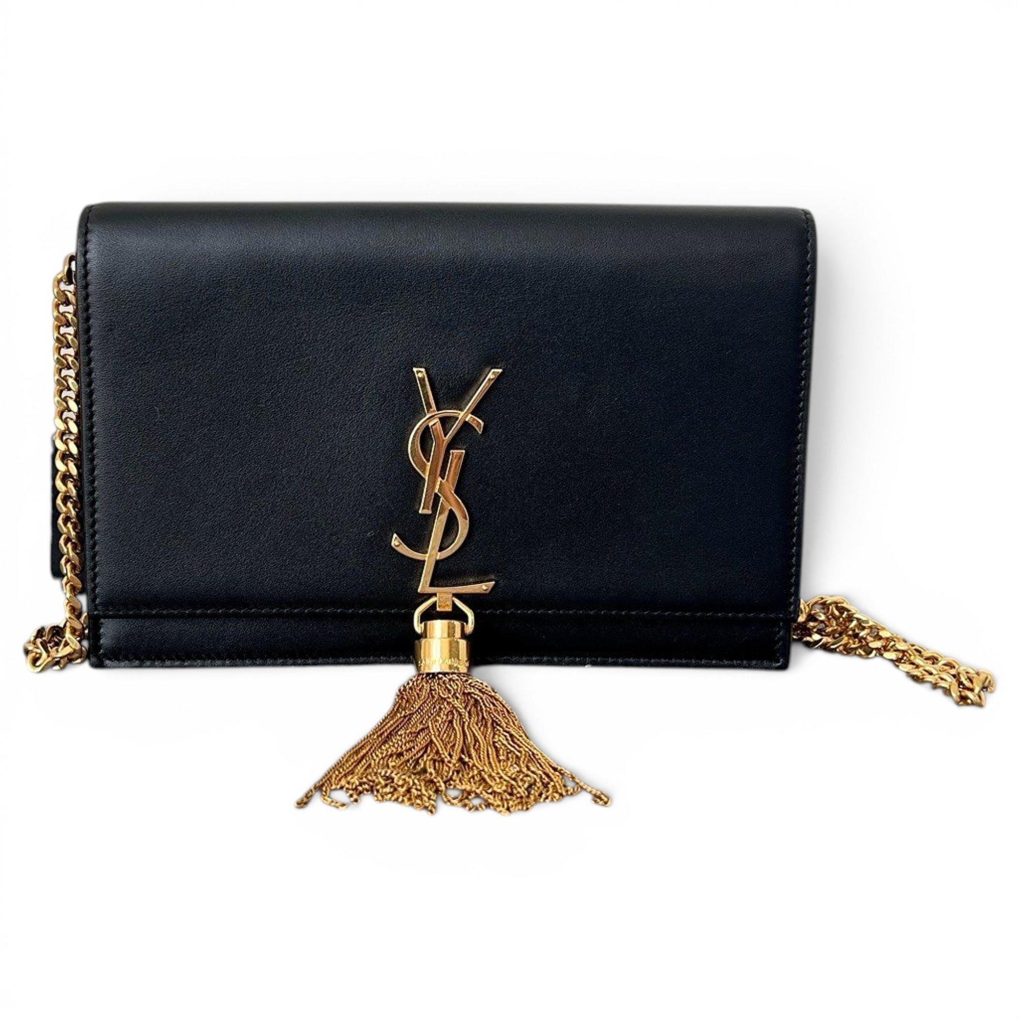 Pompom Kate leather handbag