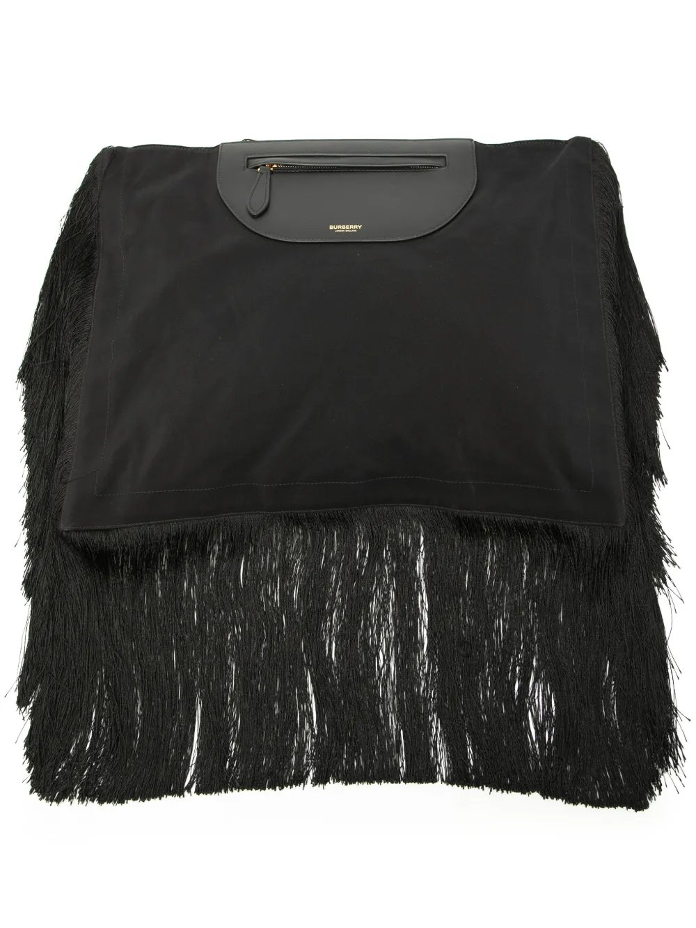 Burberry 2000-2017 Canvas Olympia Fringe clutch bag
