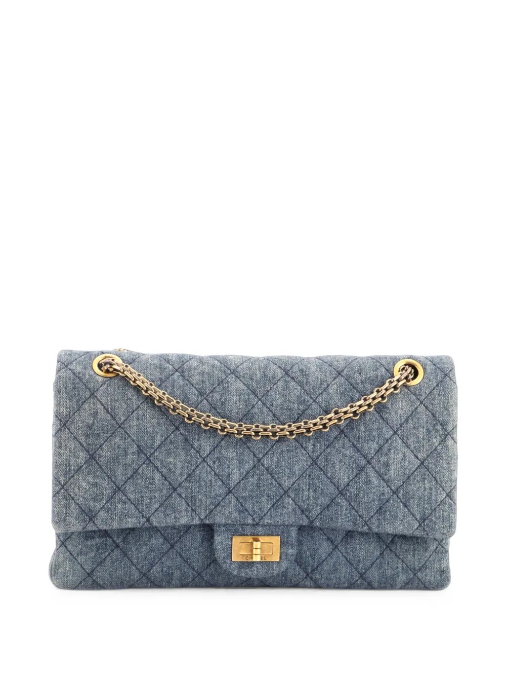 Reissue 2.55 Flap Bag Quilted Denim 226 shoulder bag