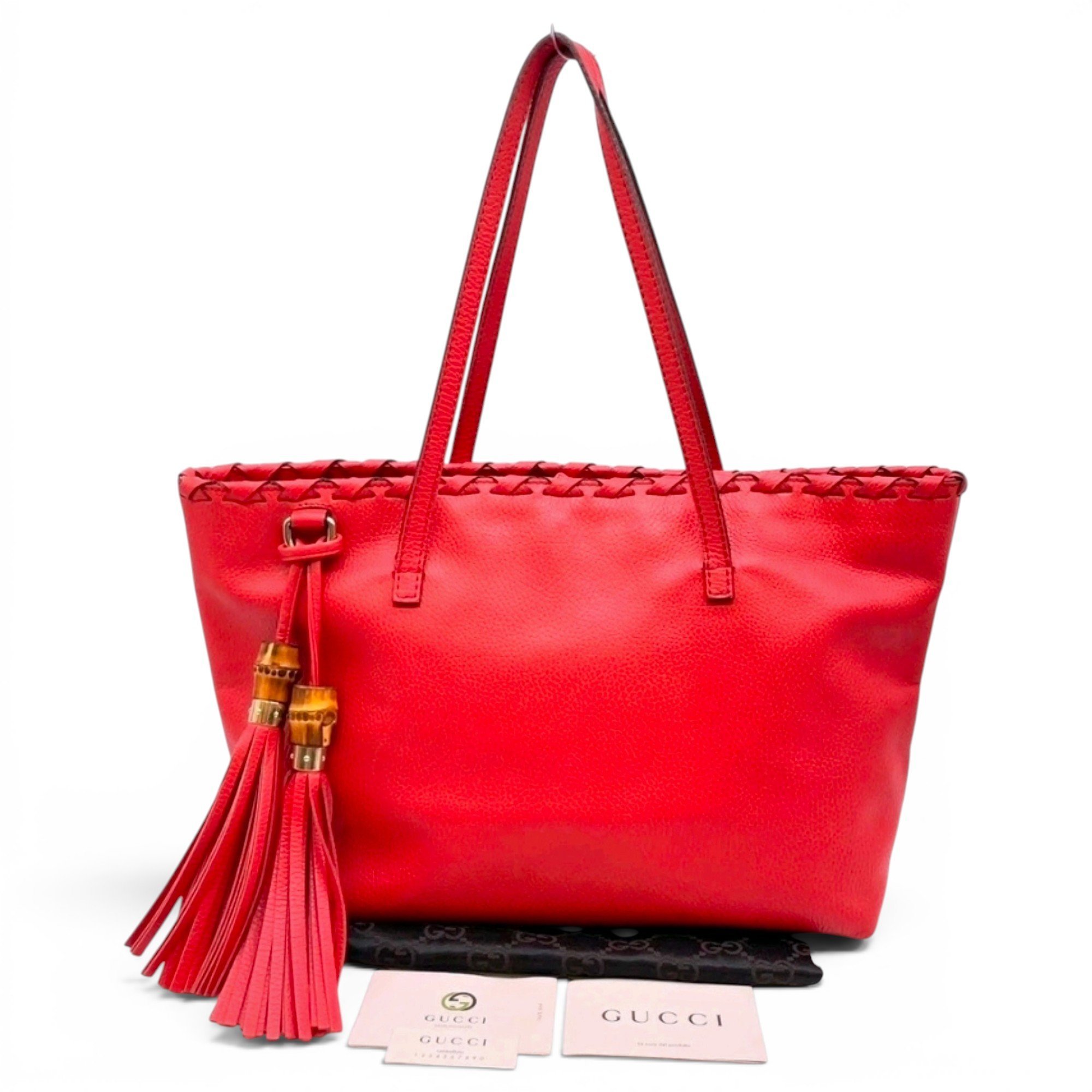 Leather handbag