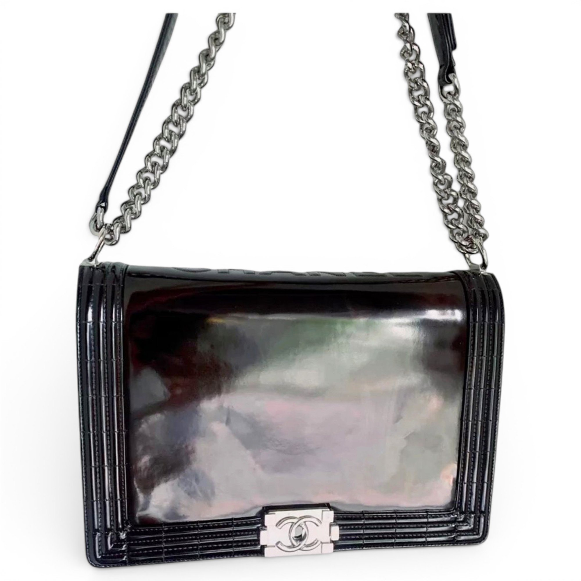 Boy leather crossbody bag