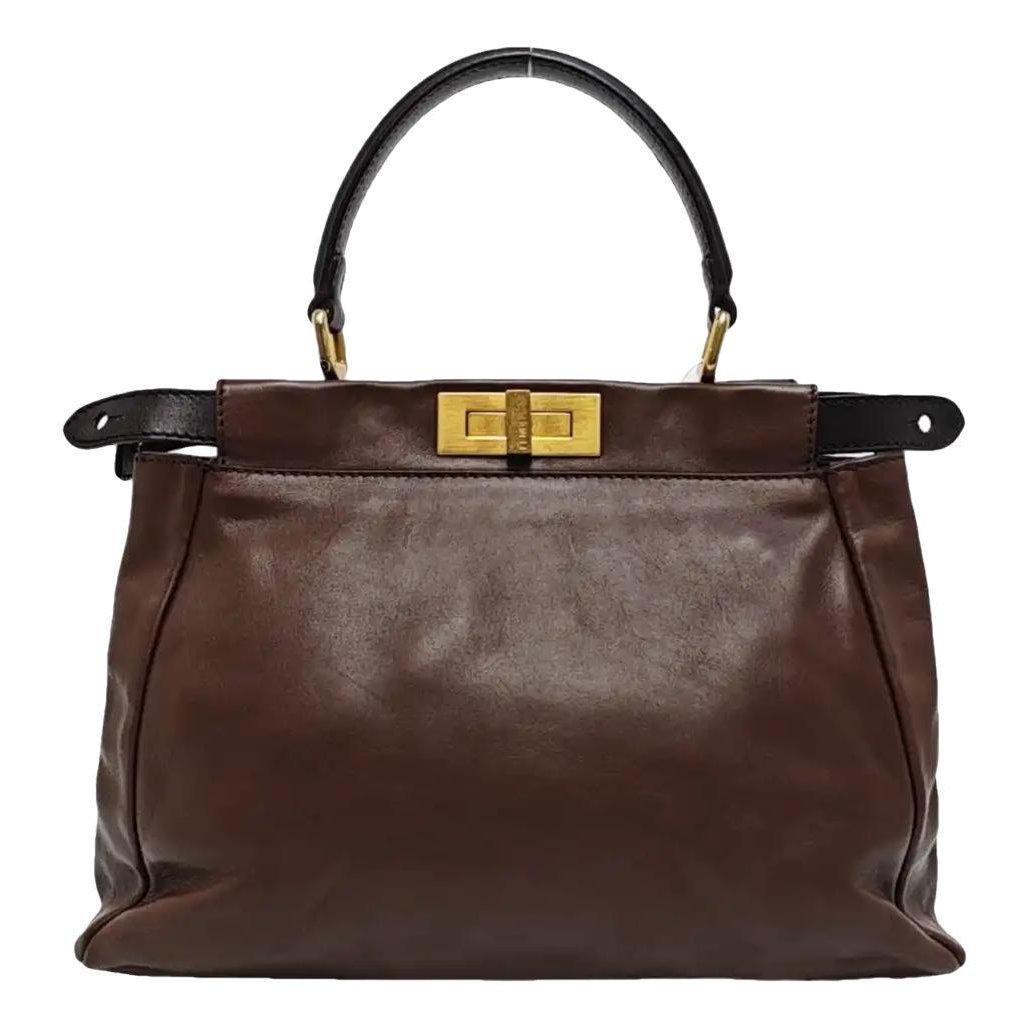 Peekaboo leather handbag