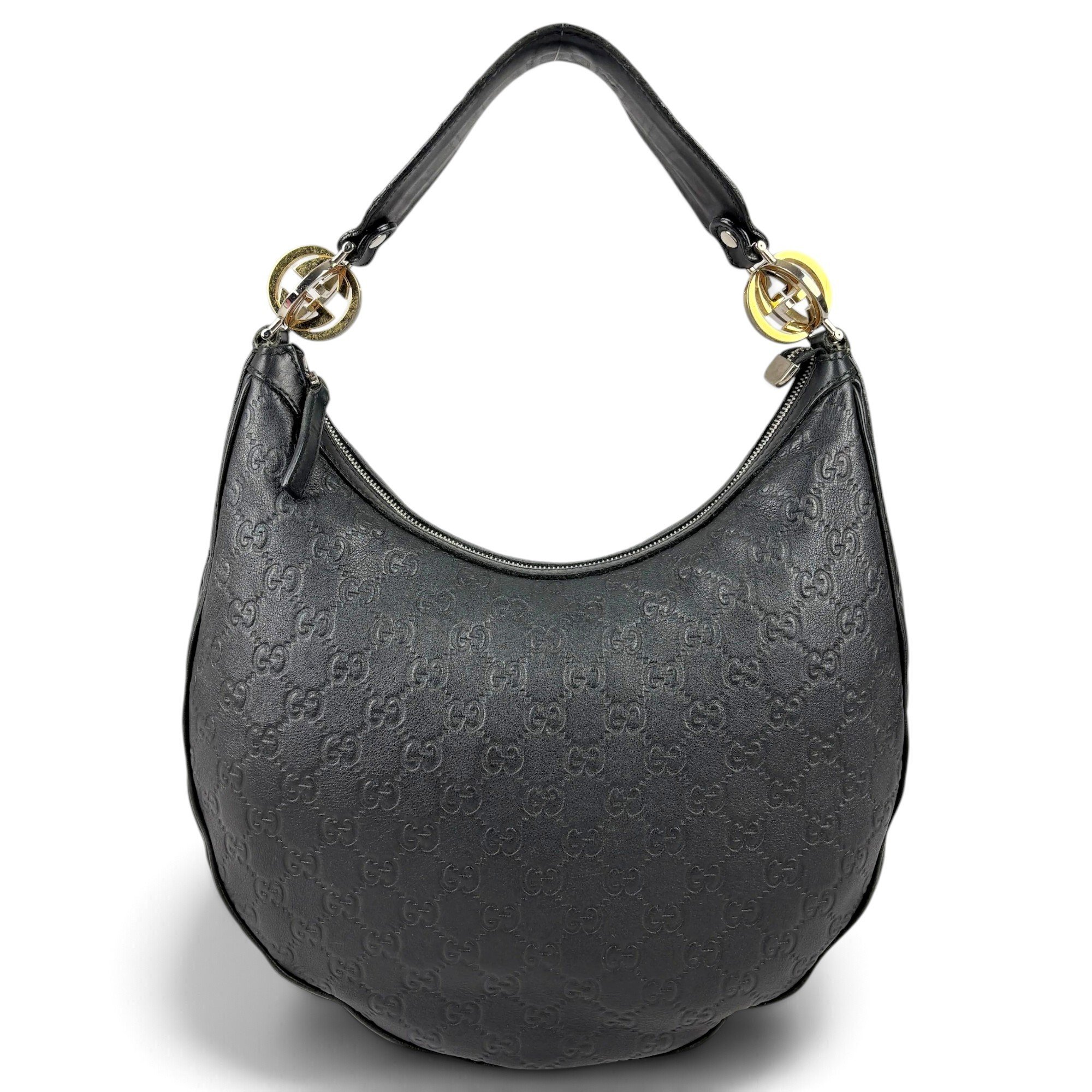 Hobo leather handbag