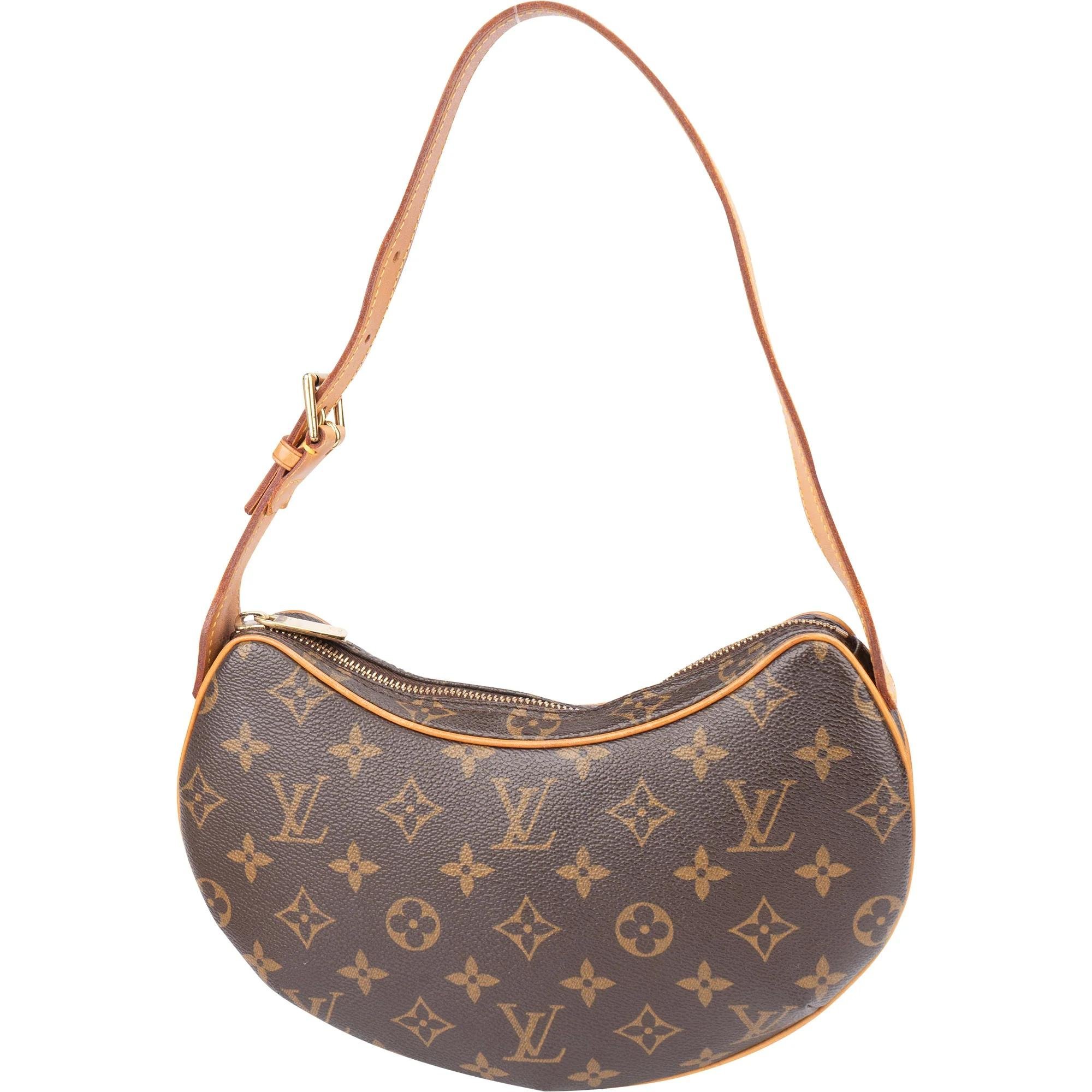 Croissant leather handbag