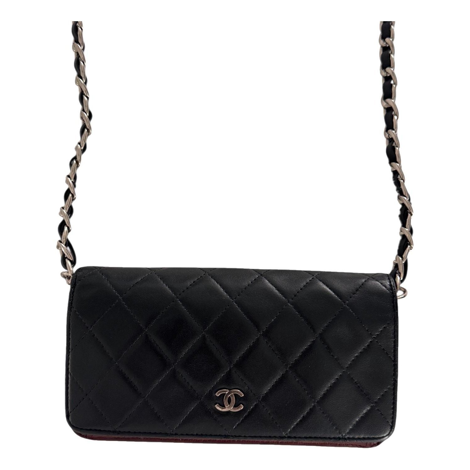Wallet On Chain Timeless/Classique leather crossbody bag