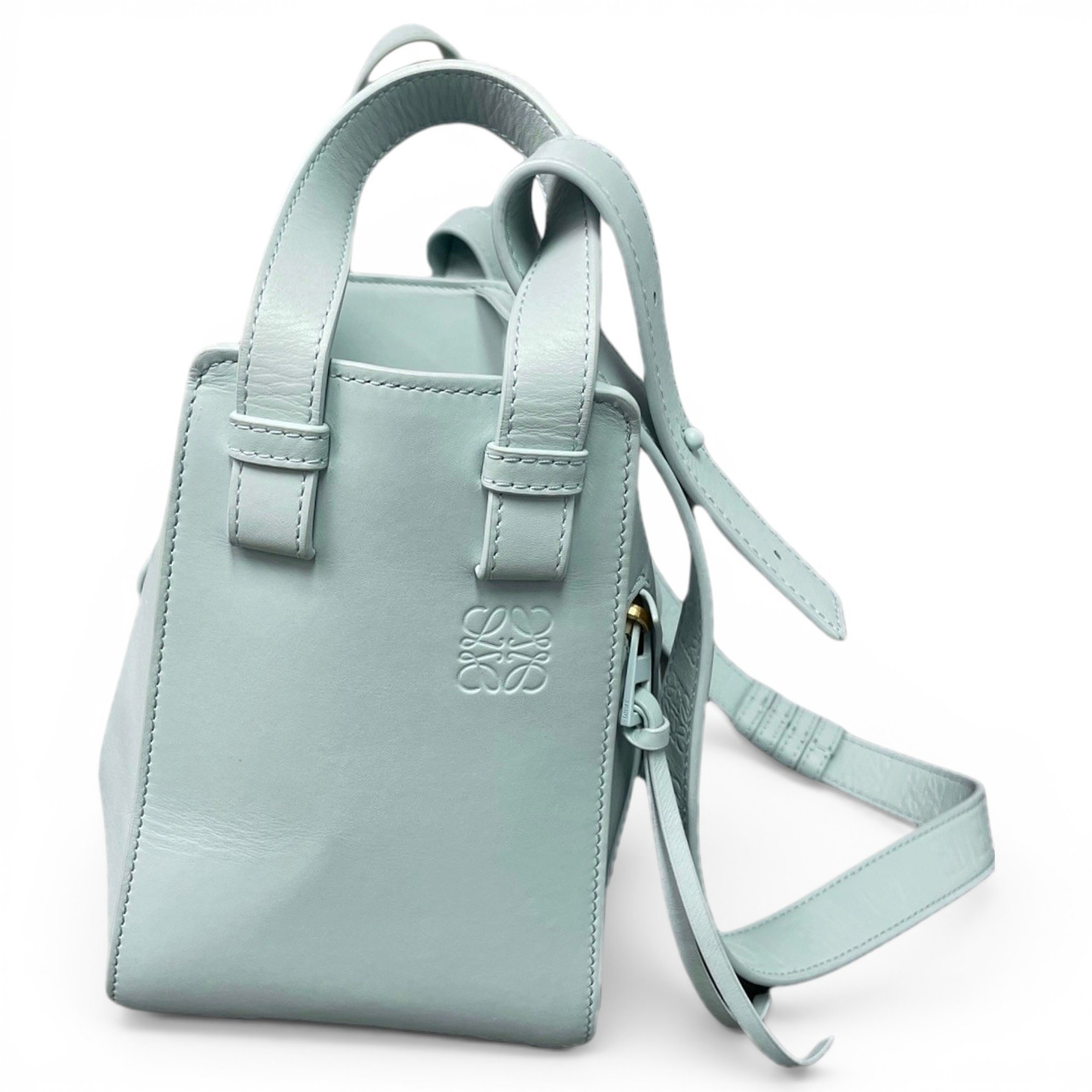 Hammock leather handbag
