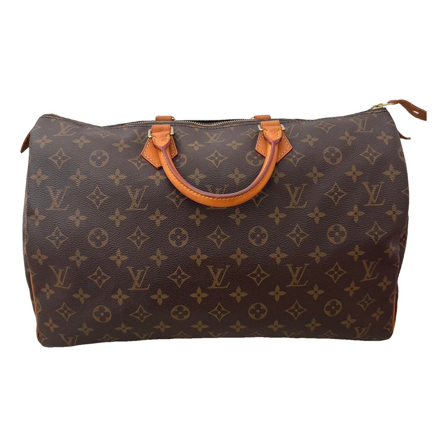 Speedy leather handbag