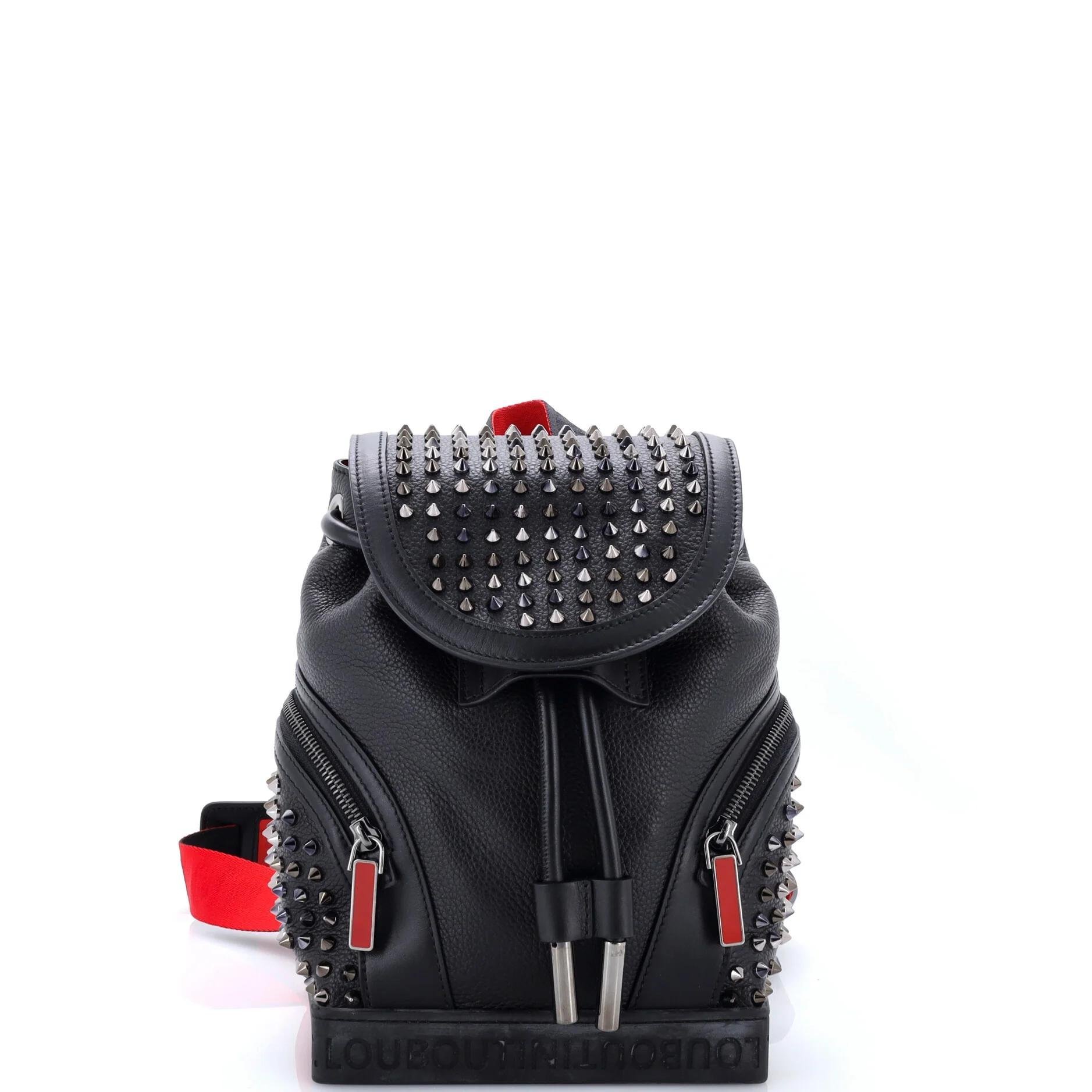Leather backpack