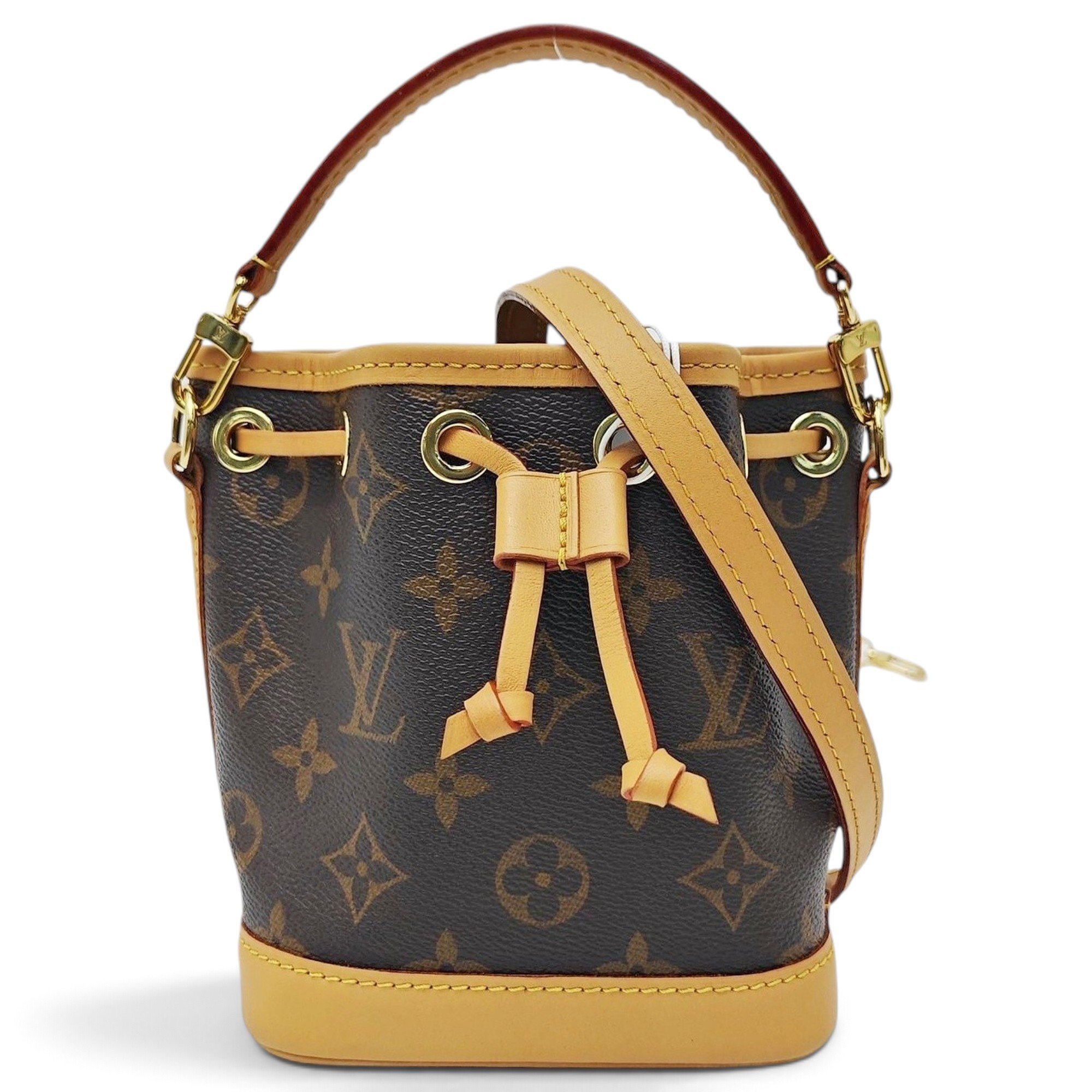 Nano Noé leather handbag