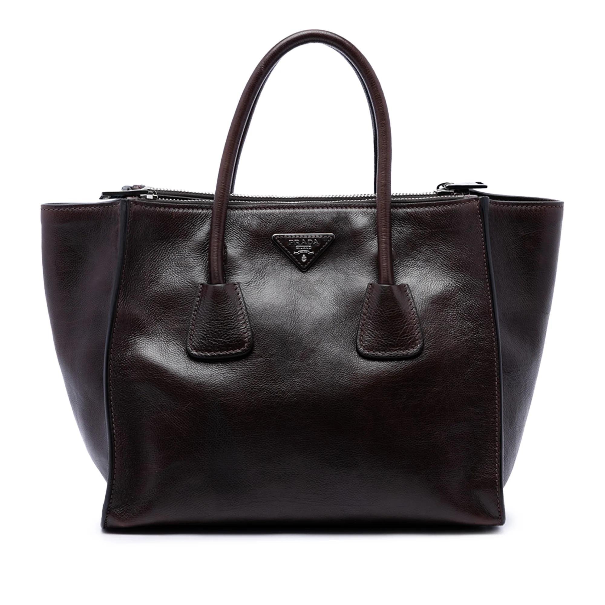 Double pony-style calfskin handbag