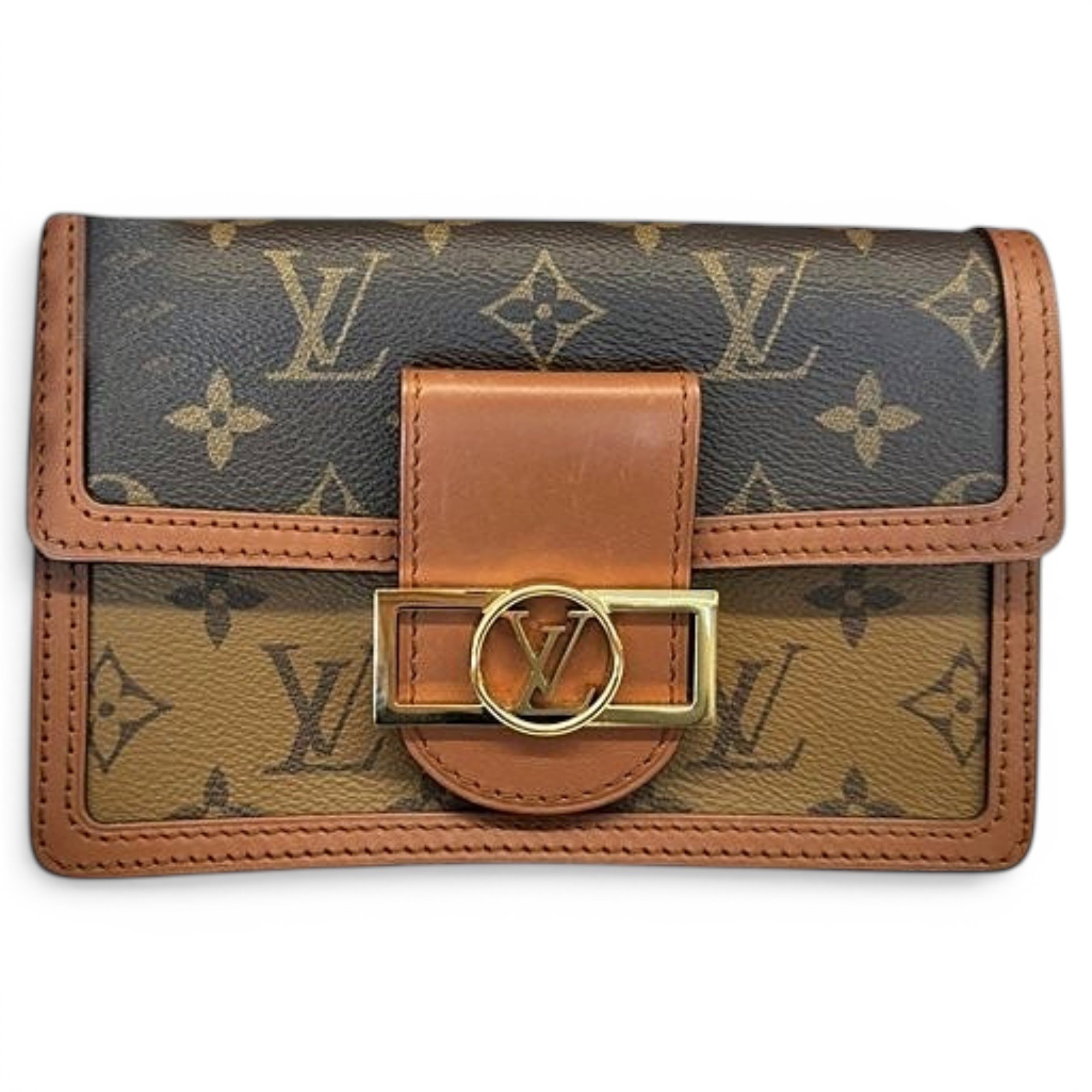 Dauphine leather handbag
