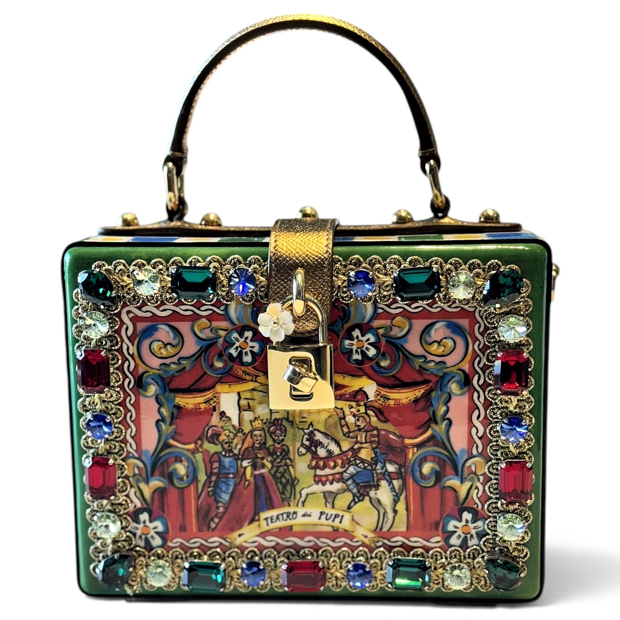 Dolce Box leather handbag