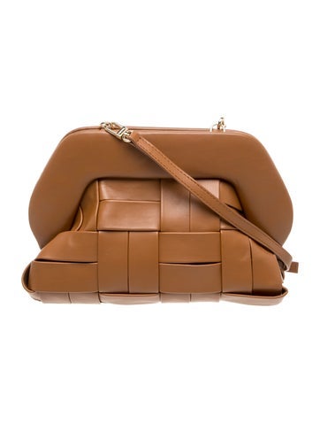 Themoire Leather Crossbody Bag