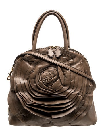 Leather Top Handle Bag