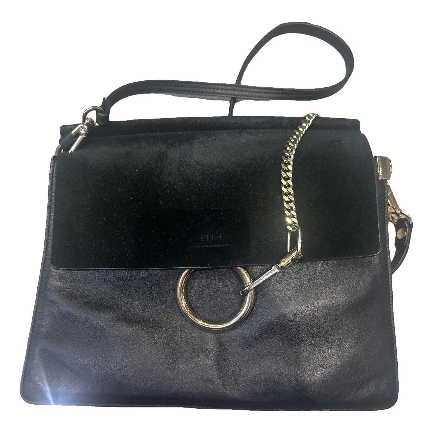 Faye leather handbag