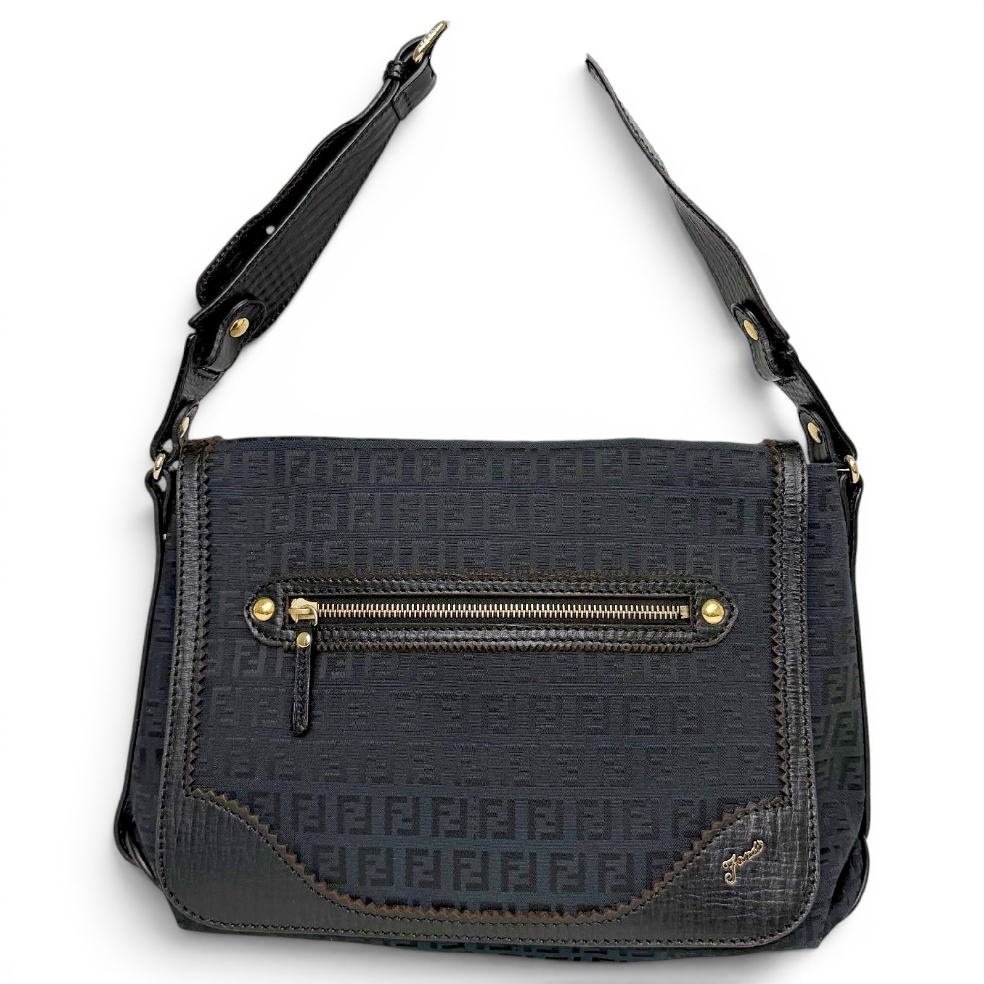 FF leather handbag
