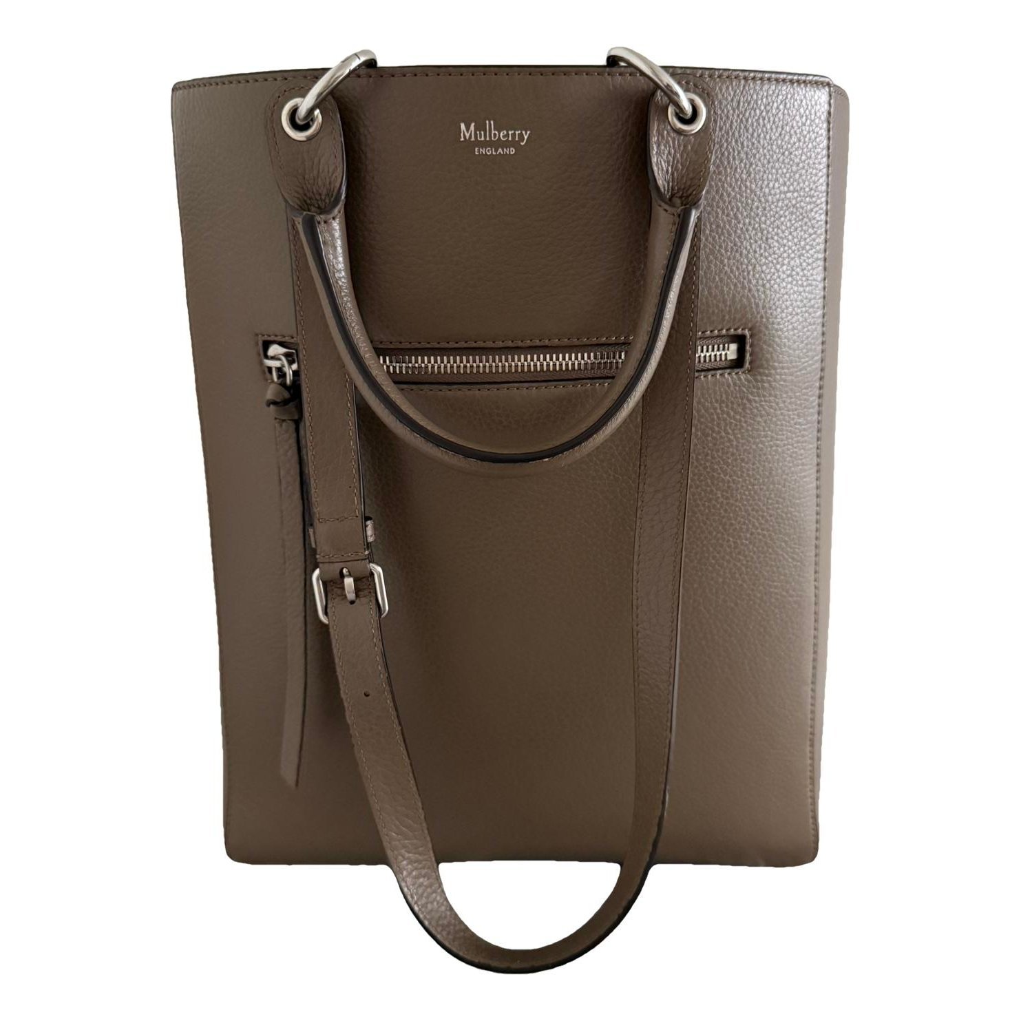 Leather tote