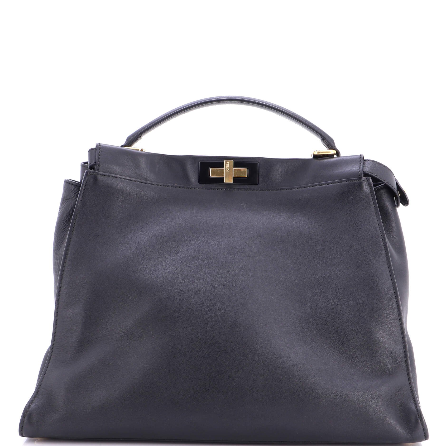 Peekaboo Bag Rigid Leather Large