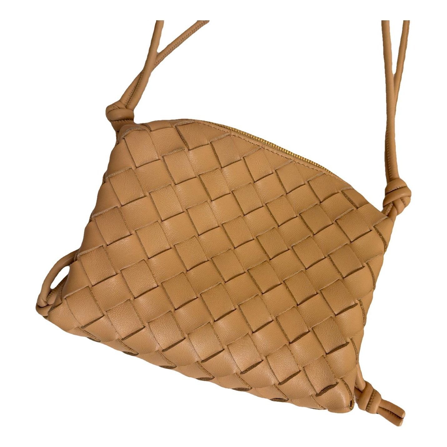 Loop leather handbag