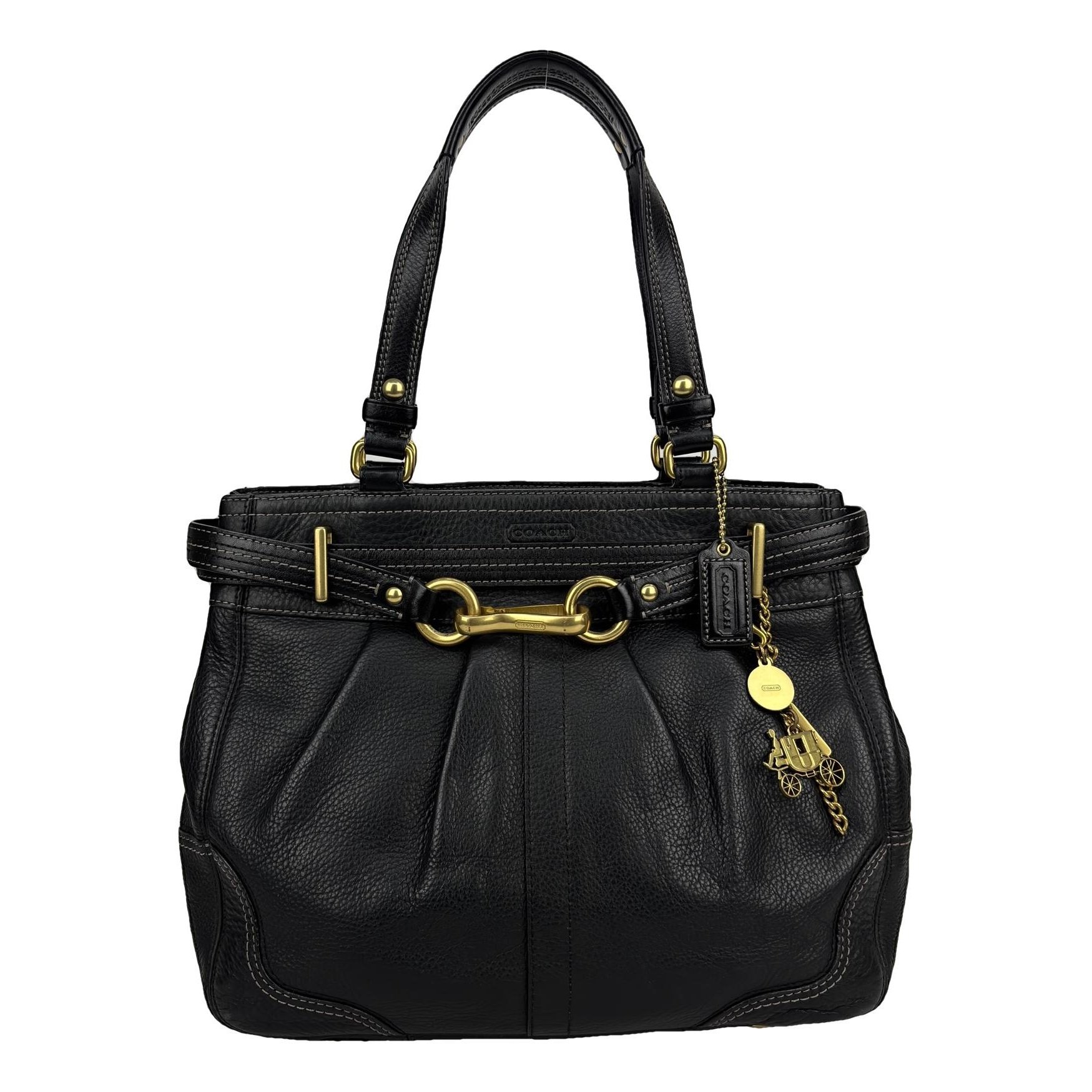 Signature Sufflette leather handbag