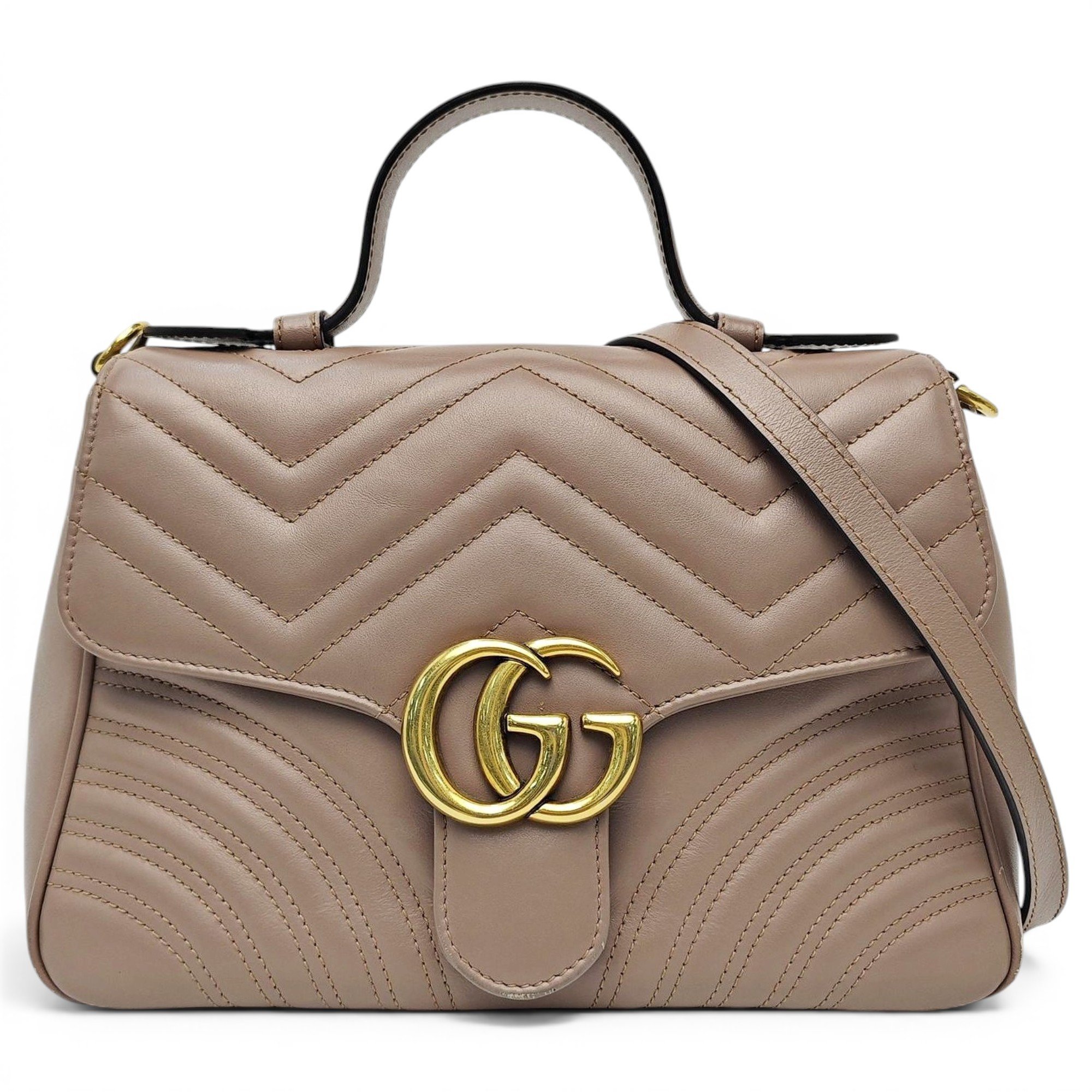 GG Marmont Flap leather handbag