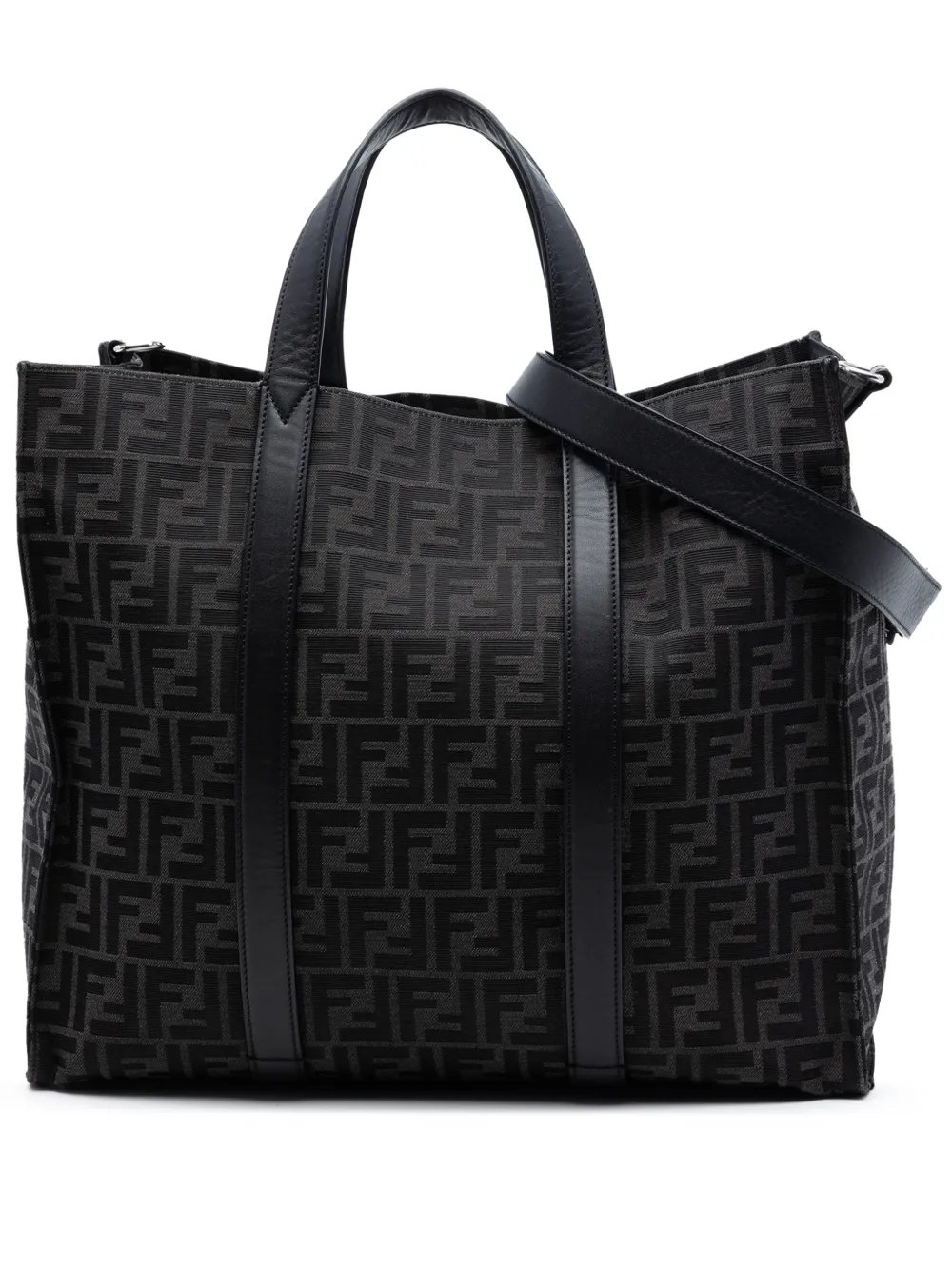2010-2026 Large Zucca Jacquard Shopper Tote satchel