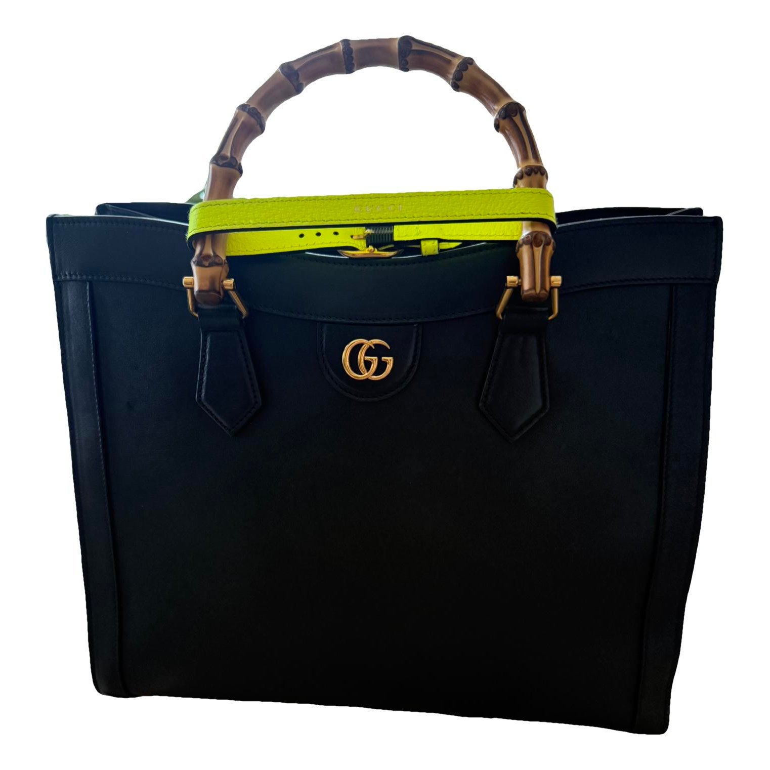 Diana Bamboo leather tote
