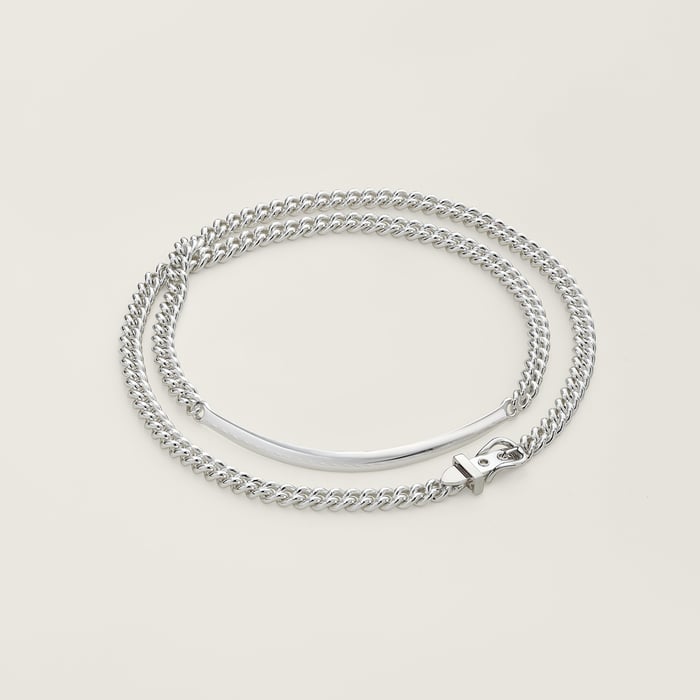 Sans Coloris Boucle Sellier Inflexible Necklace, Small Model