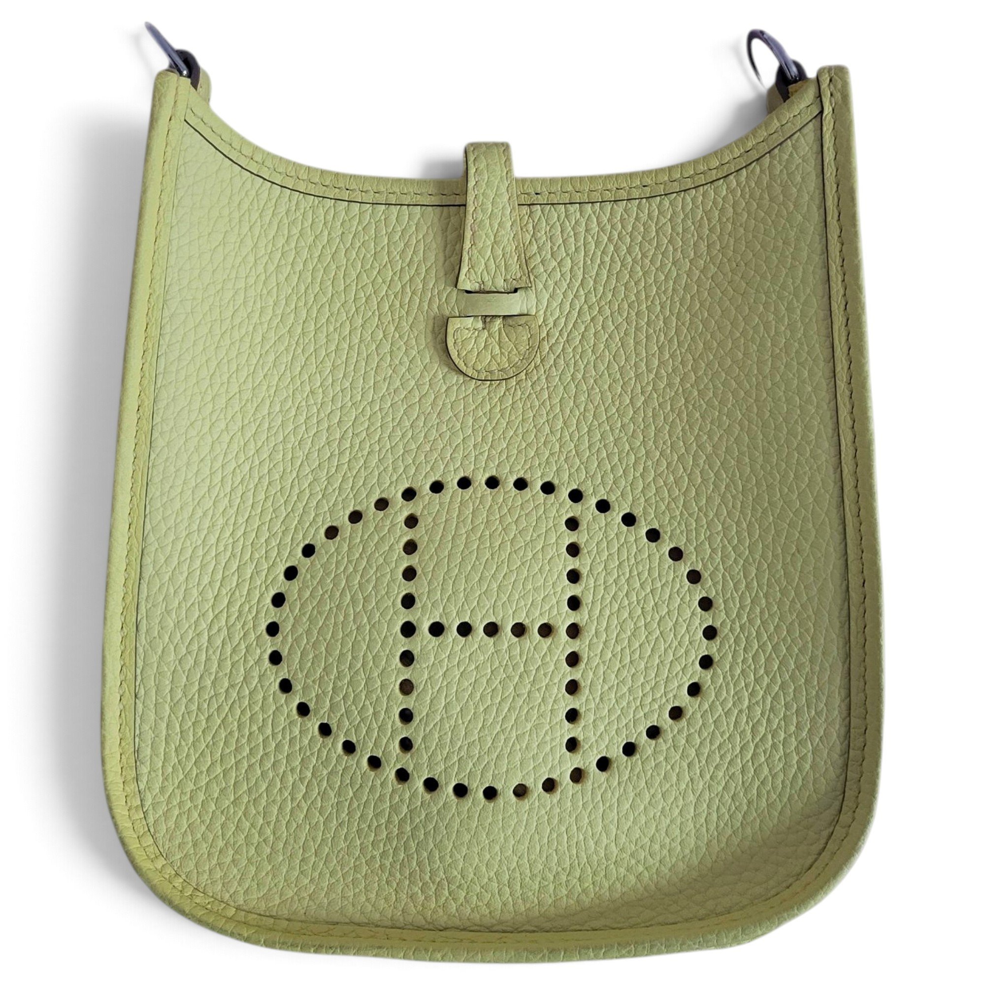 Hermes Evelyne Handbag Limoncello