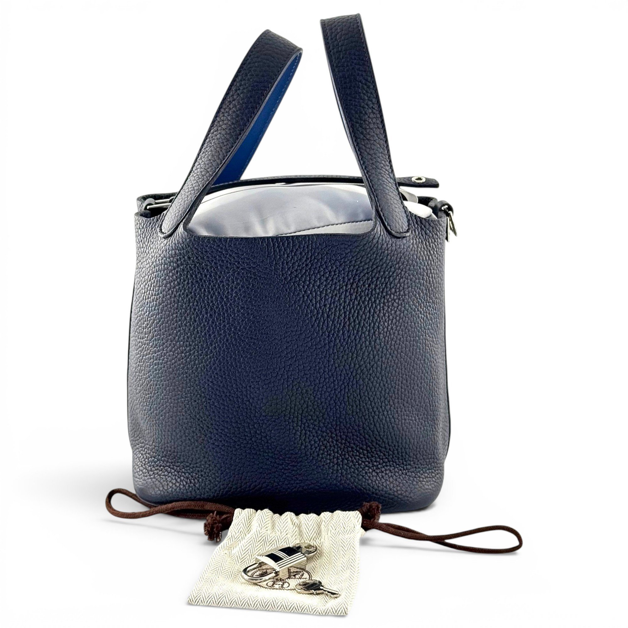 Picotin leather handbag