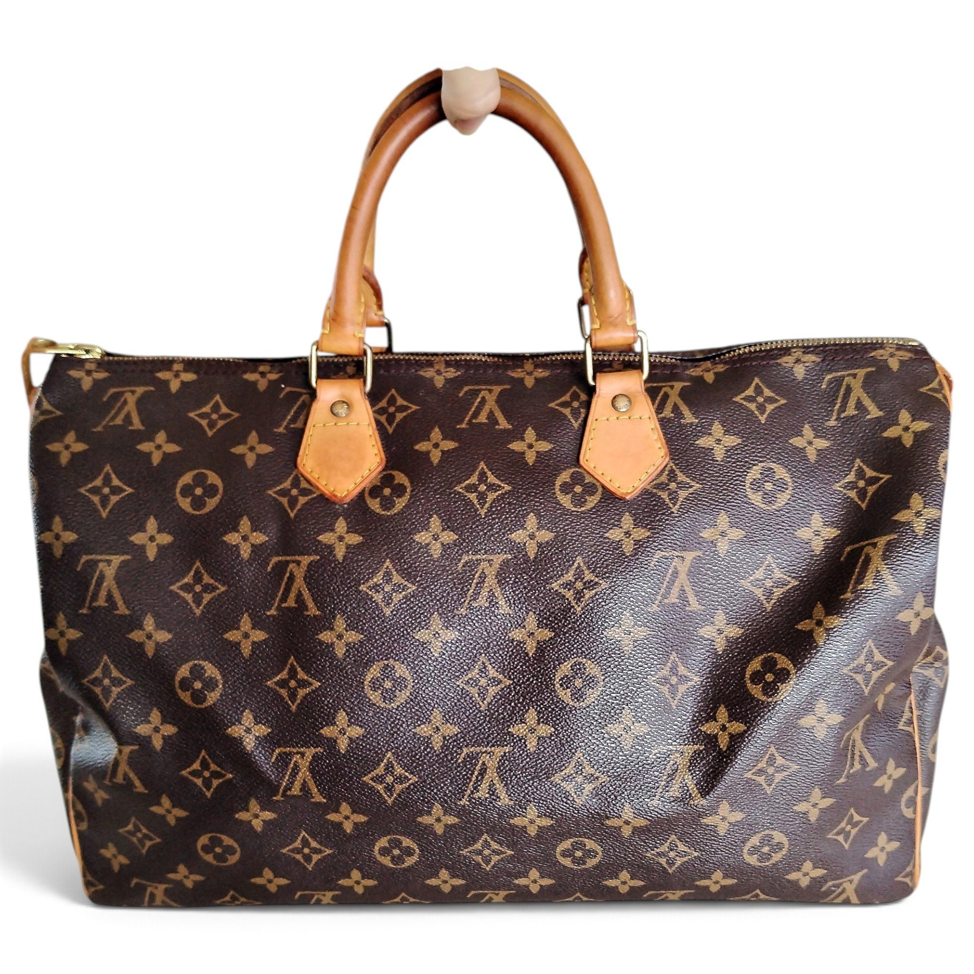 Speedy leather handbag