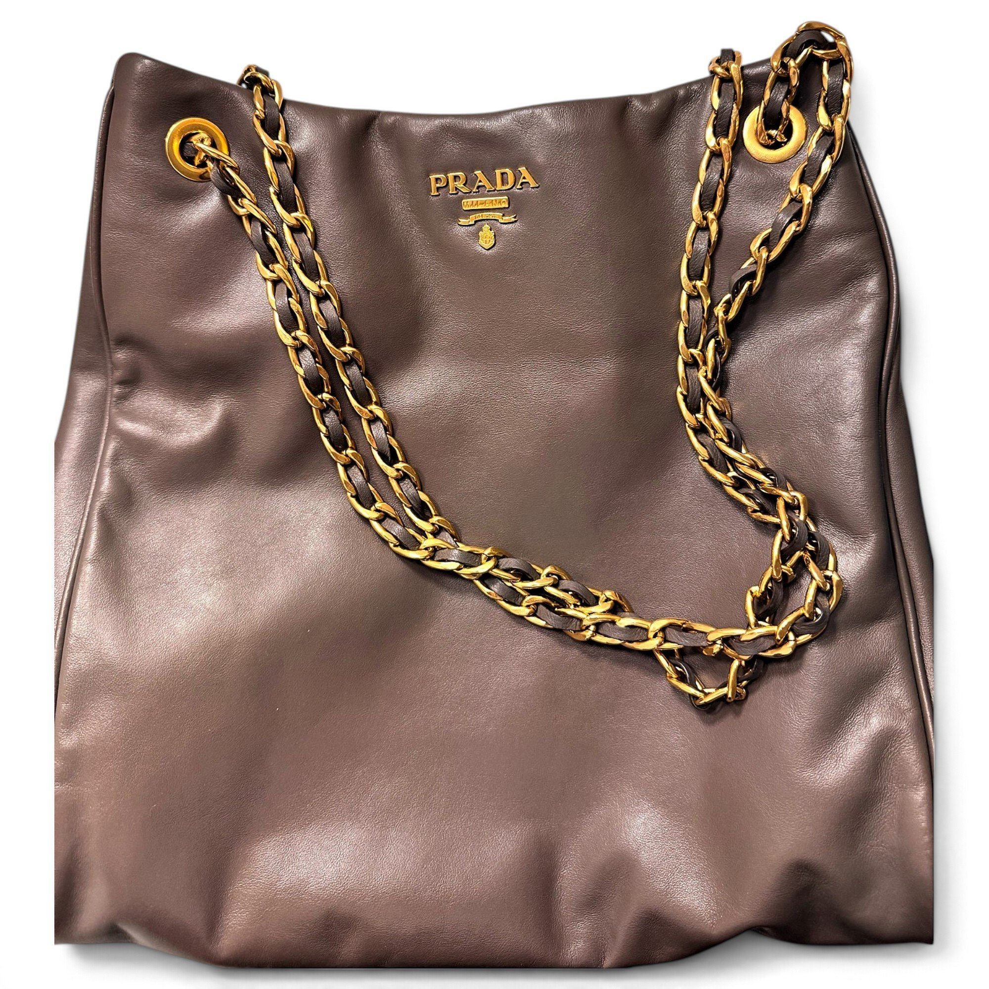 Leather handbag