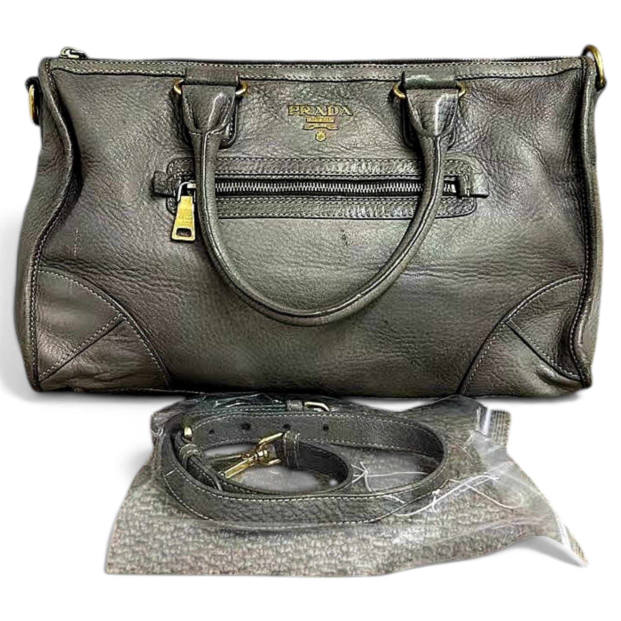 Leather handbag