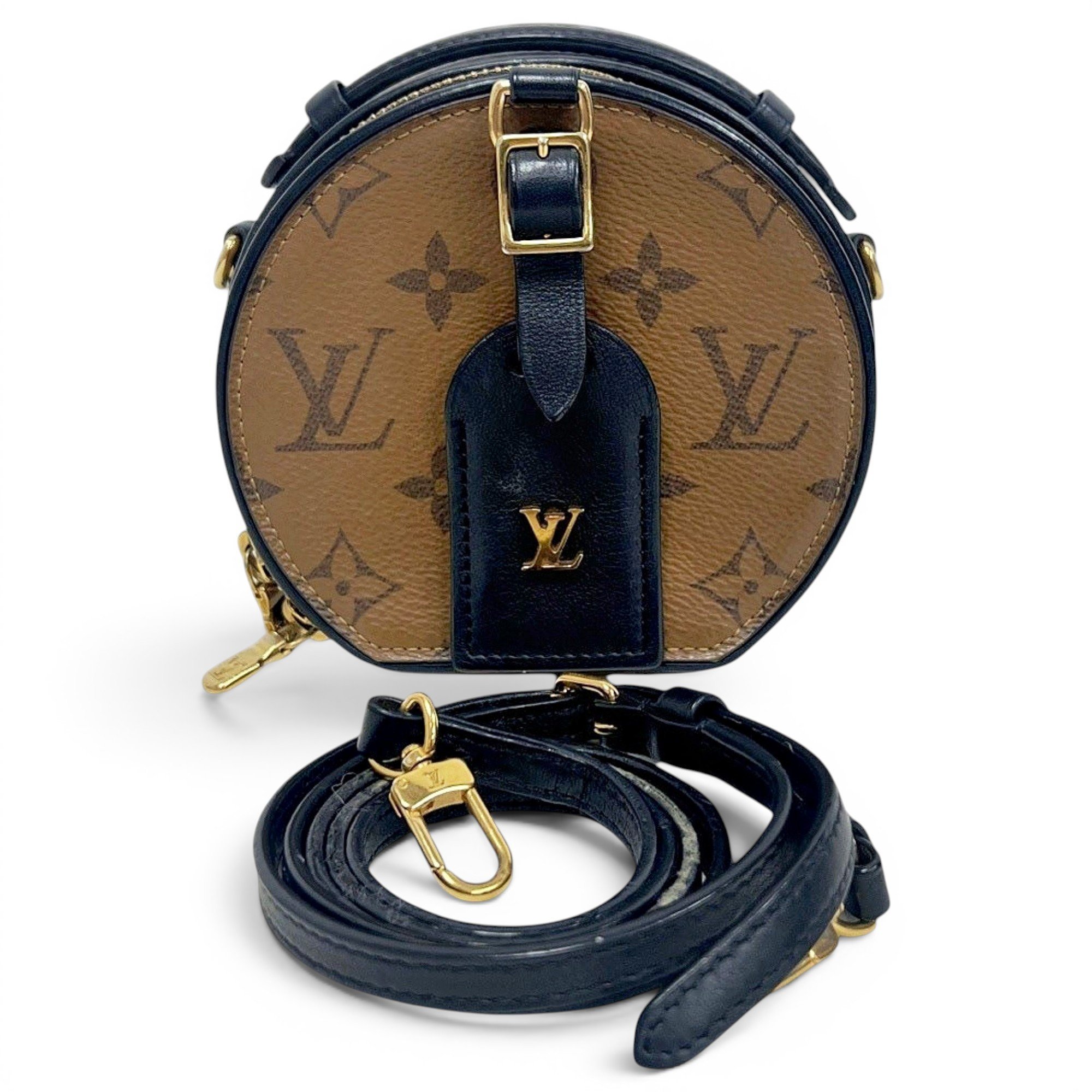 Boîte chapeau souple leather crossbody bag